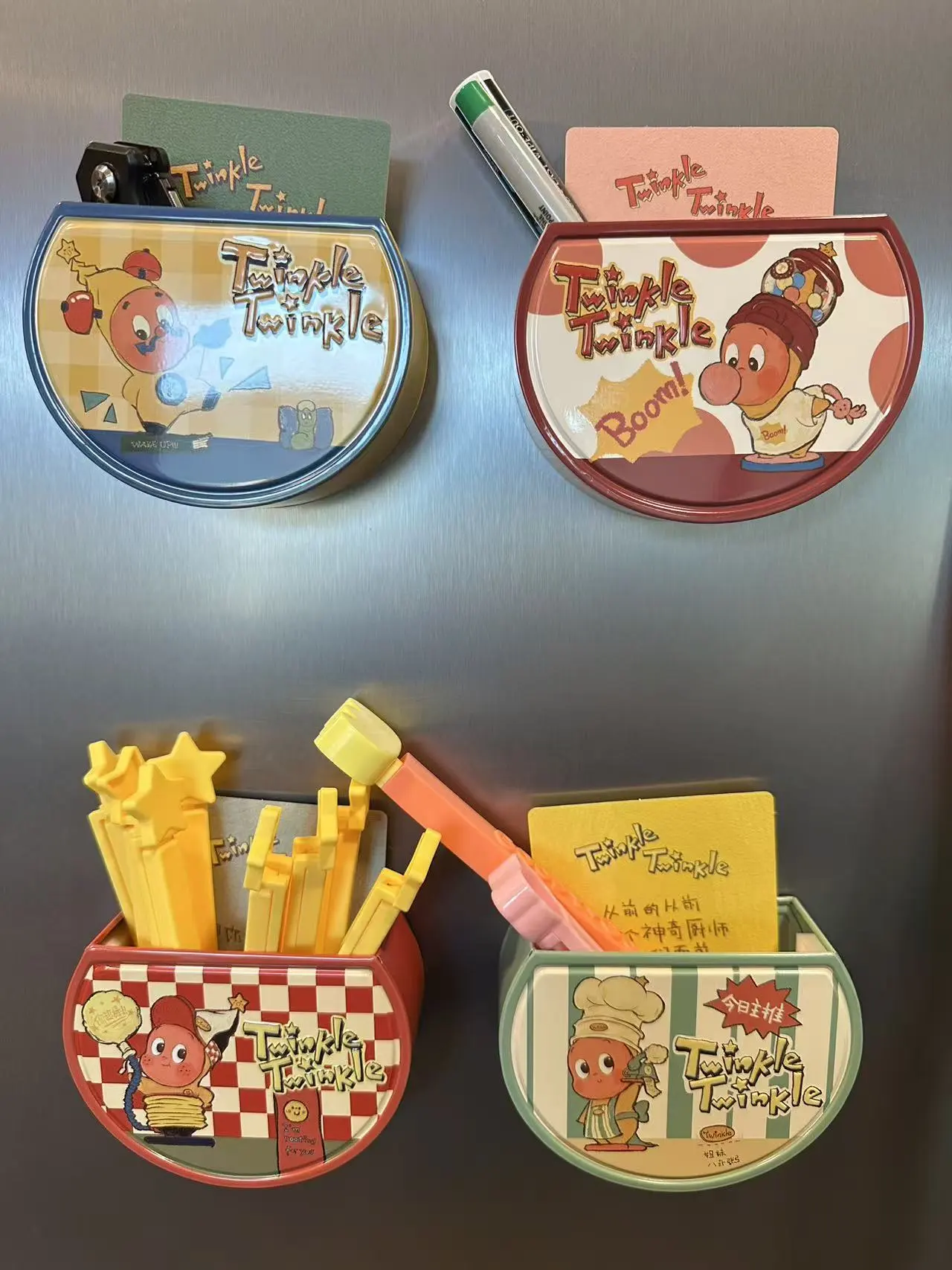 Twinkle Twinkle Be a Little Star Series-Magnetic Sealing Clip Storage ...