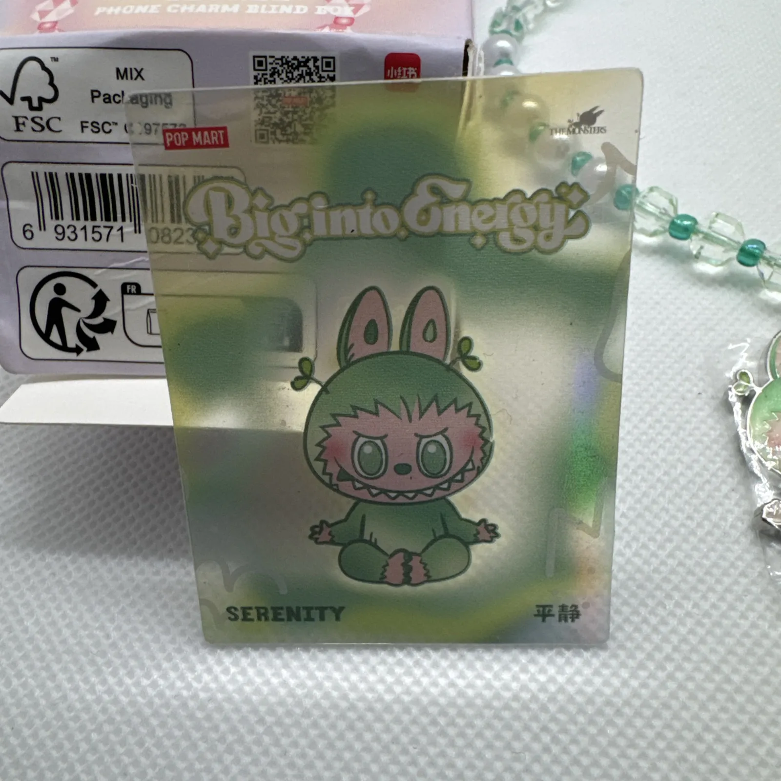 THE MONSTERS Big into Energy Series-Phone Charm Blind Box - POP