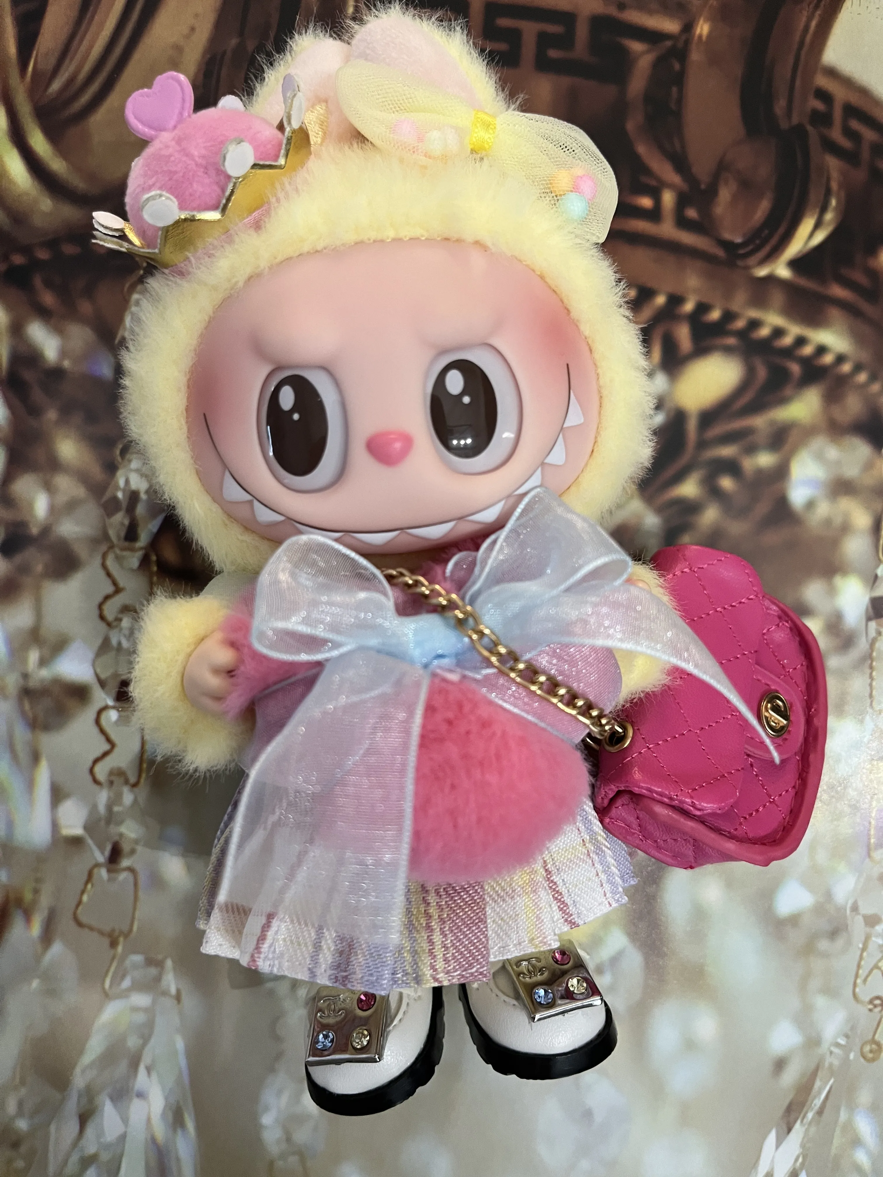 THE MONSTERS Let's Checkmate Series-Vinyl Plush Hanging Card - POP