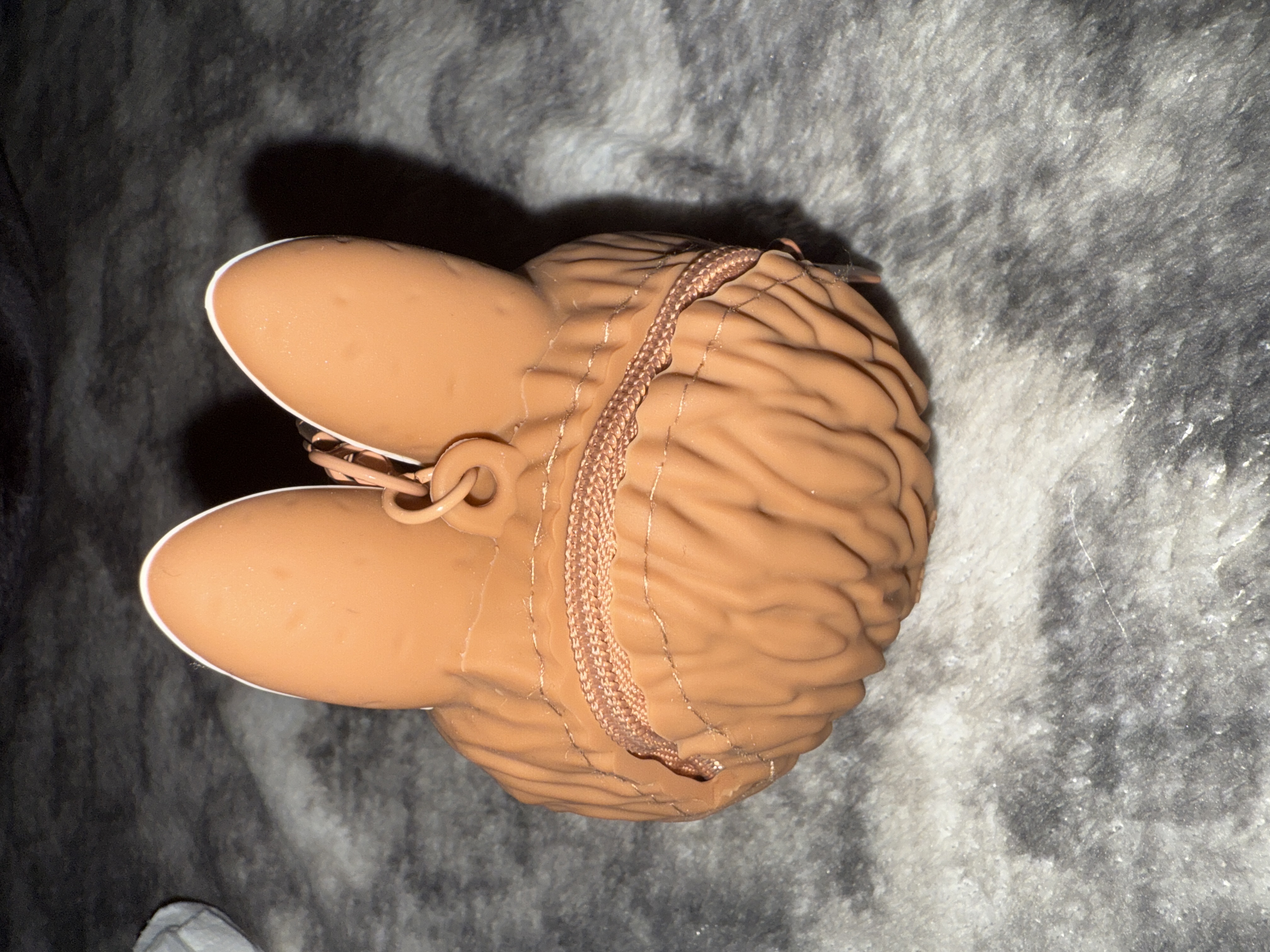 LABUBU Originals-Brown Silicone Earphone Bag | Accessories - POP