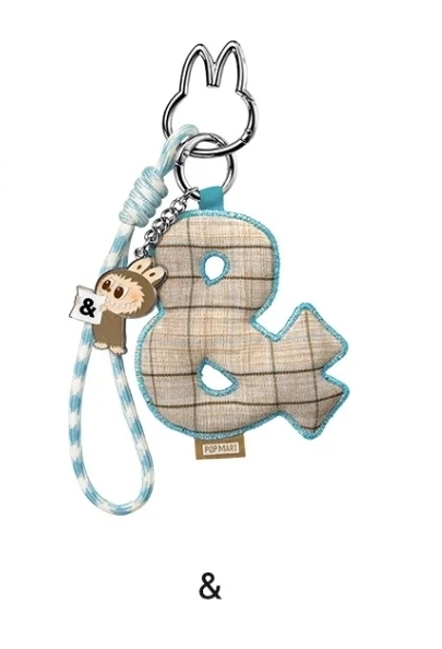 POP NOW:THE MONSTERS Pin for Love Series- Letter Pendant Blind Box