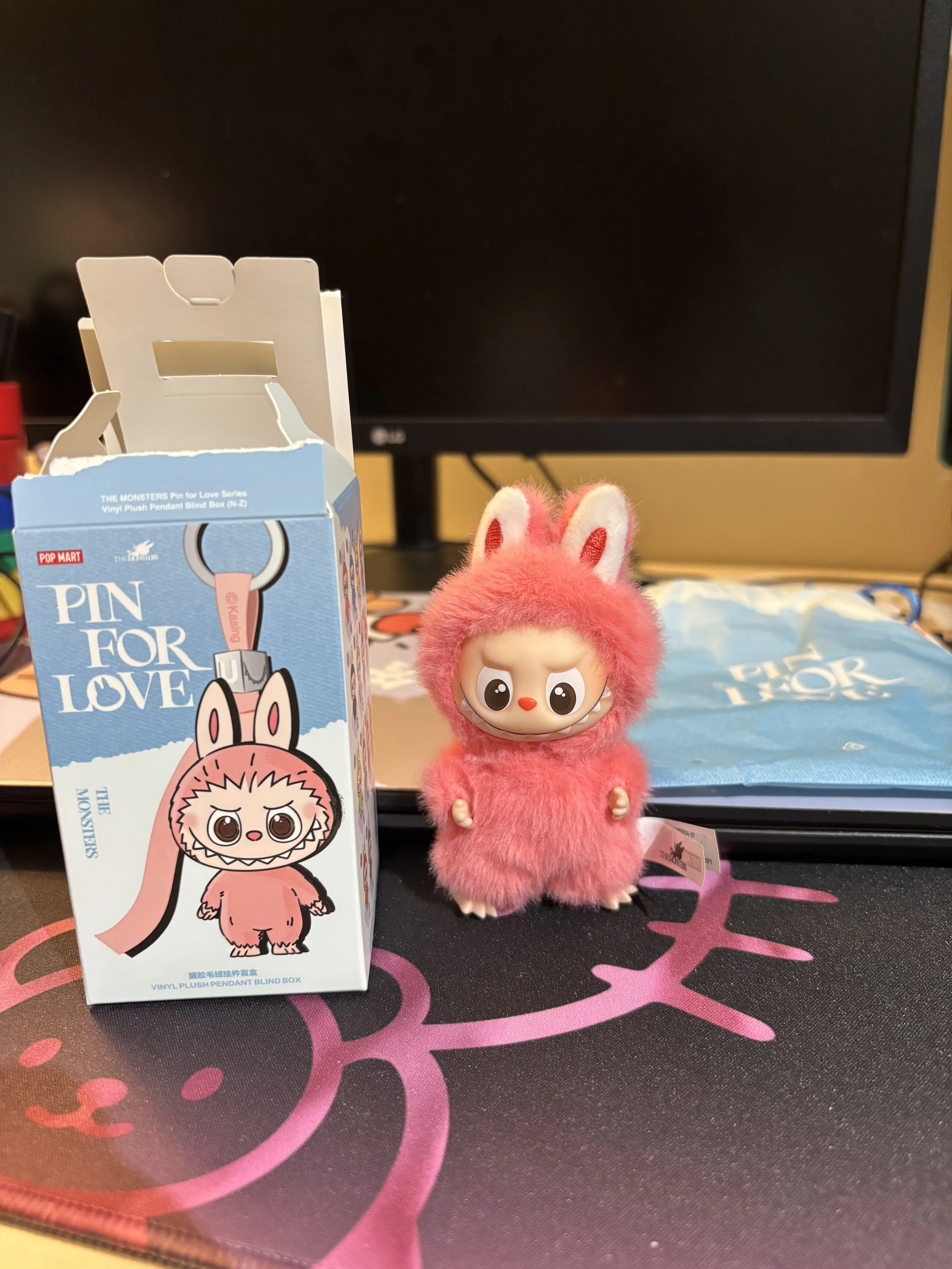 MONSTER PIN FOR LOVE ピンク N ラブブ pin for love【B】 THE MONSTER PIN FOR LOVE アソート