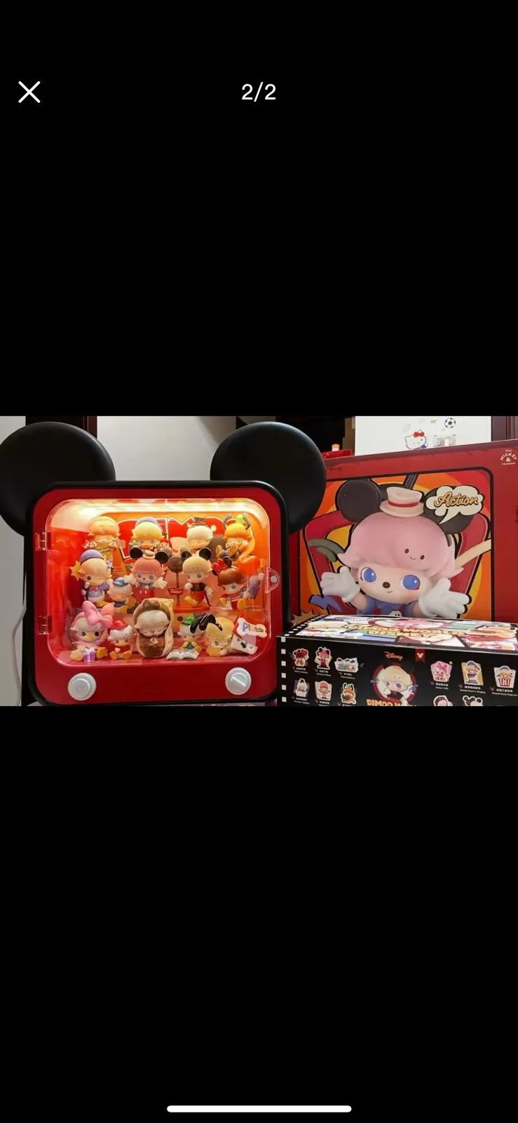DIMOO WORLD × DISNEY Series-TV Set Luminous Display Container｜POP