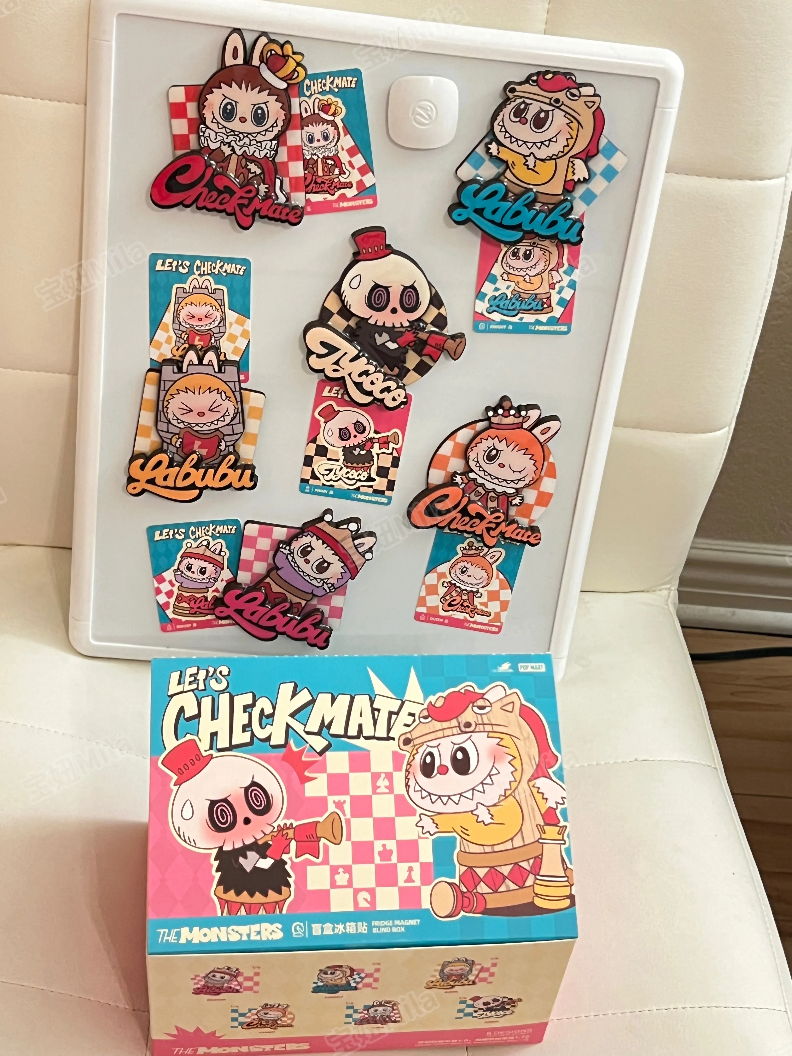 THE MONSTERS Let's Checkmate Series-Fridge Magnet Blind Box - POP