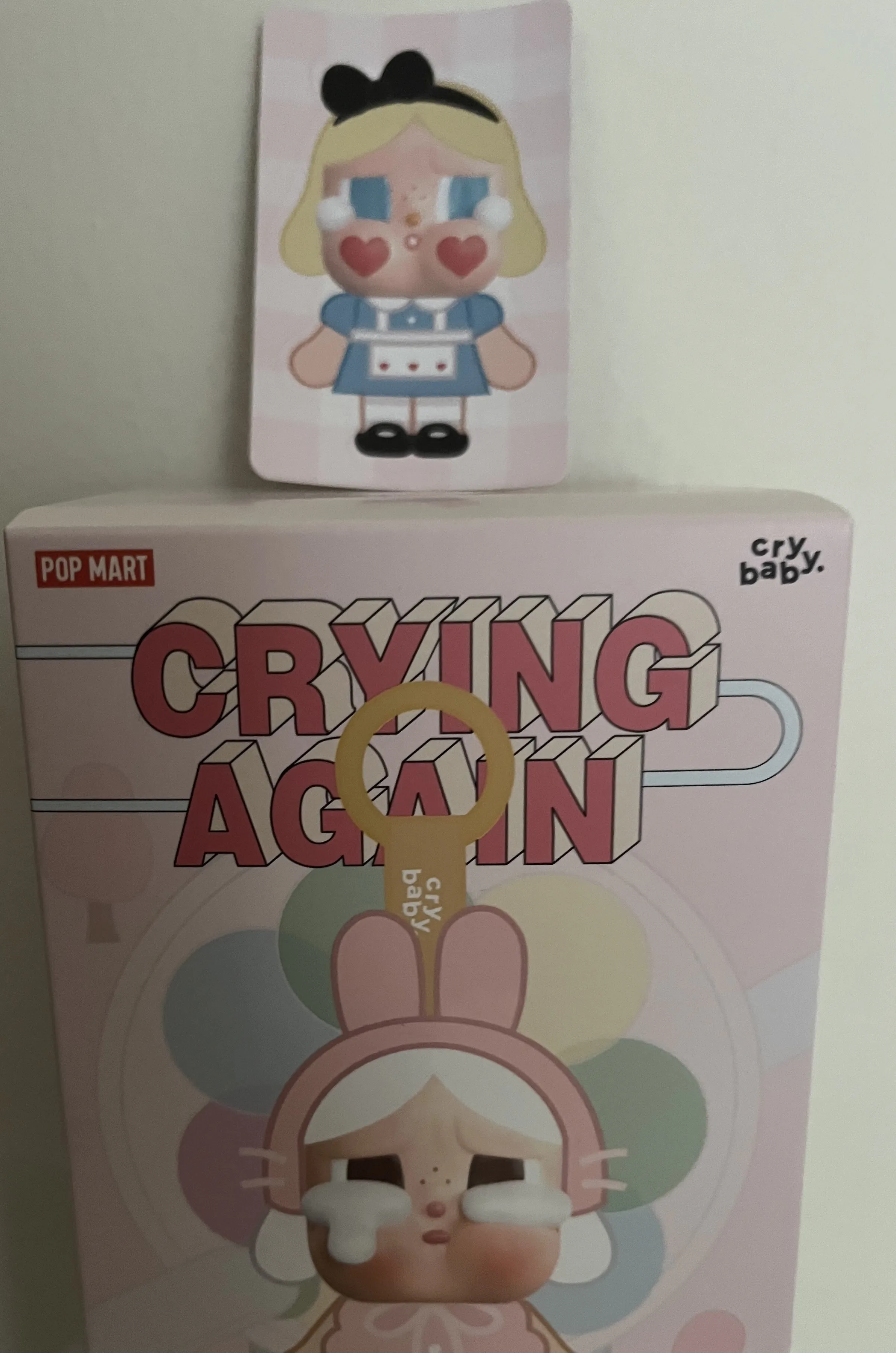 POP NOW:CRYBABY Crying Again Series-Vinyl Face Plush Blind Box