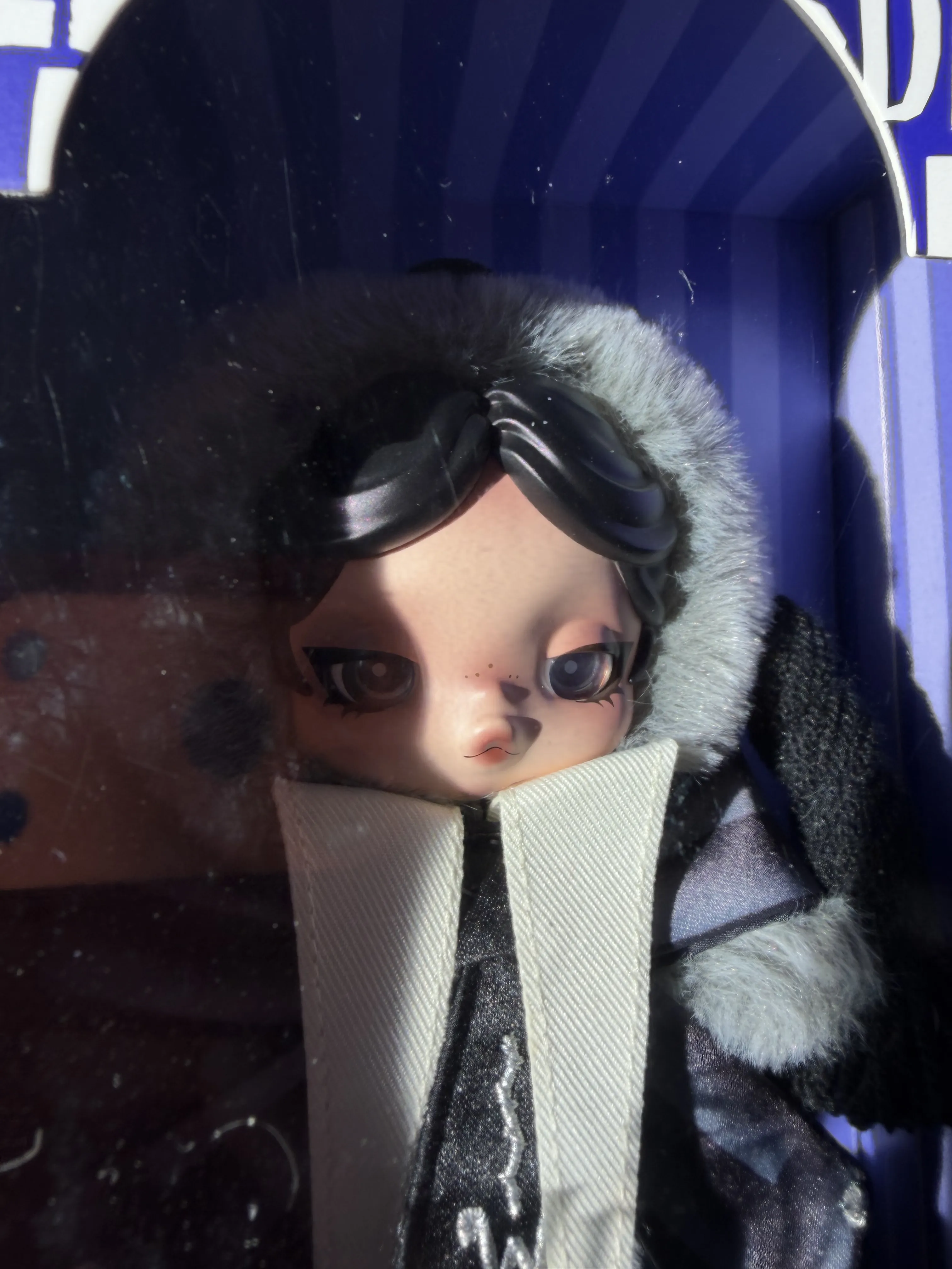 SKULLPANDA × Wednesday Plush（Nevermore Academy Uniform Version