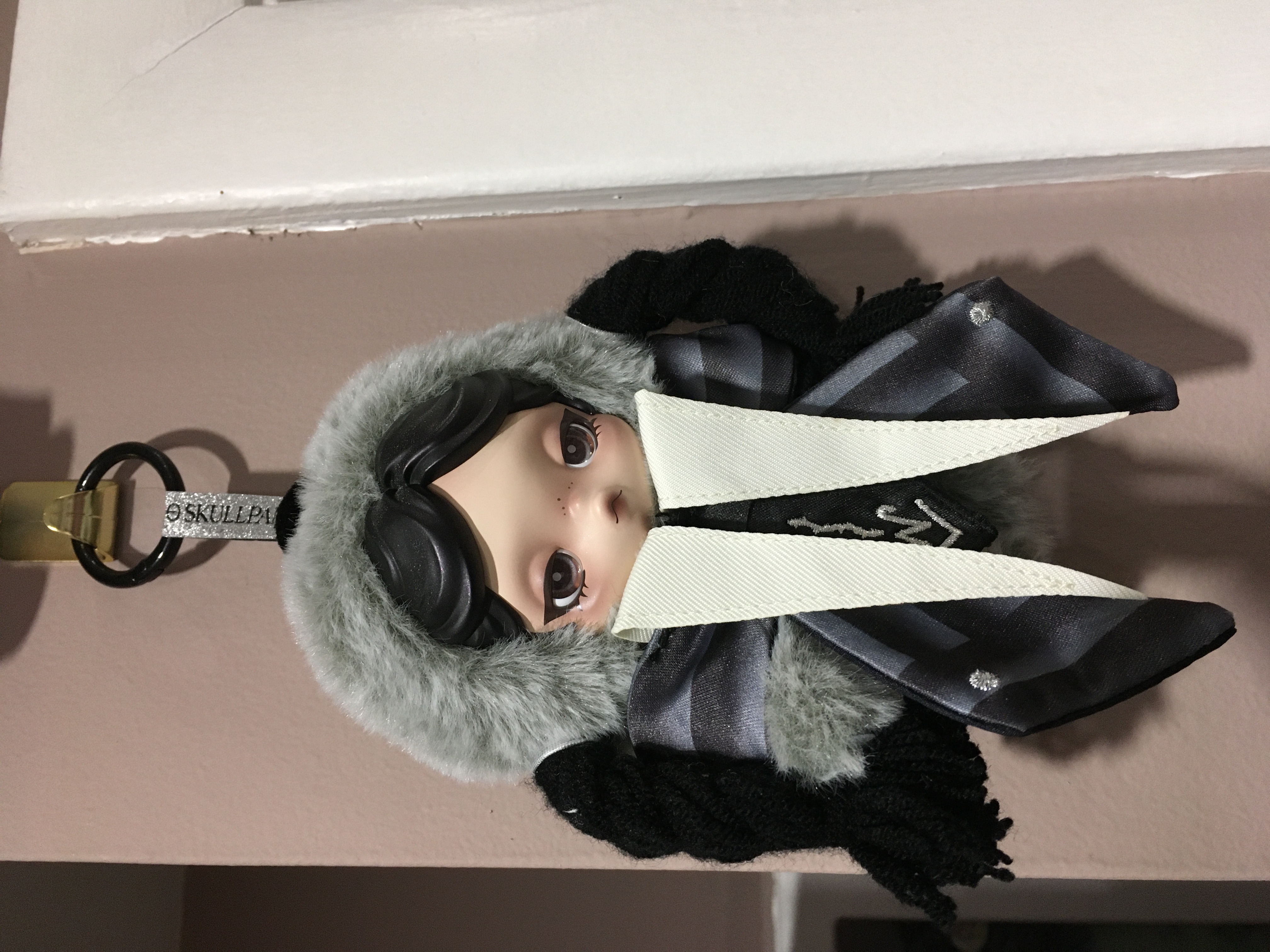 SKULLPANDA × Wednesday Plush（Nevermore Academy Uniform Version