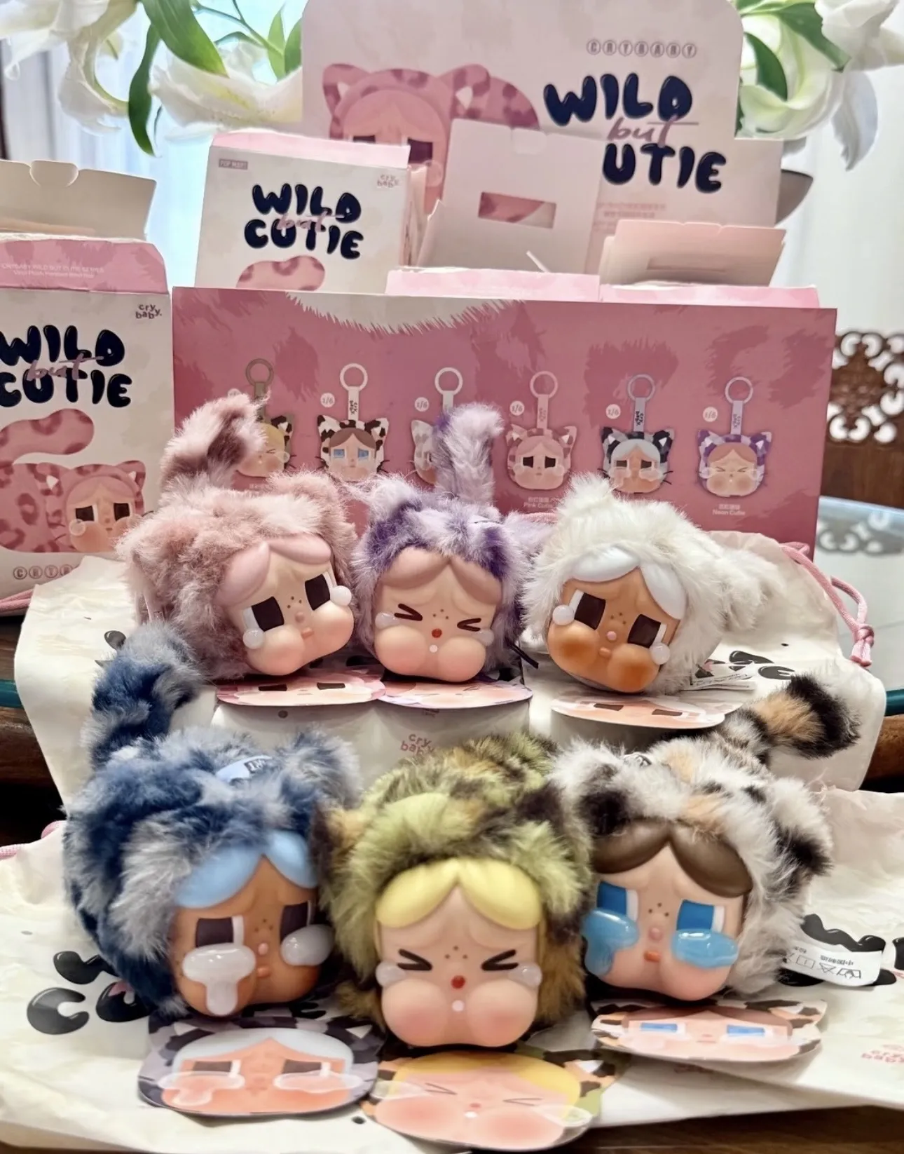 CRYBABY Wild but Cutie Series - Vinyl Plush Pendant Blind Box