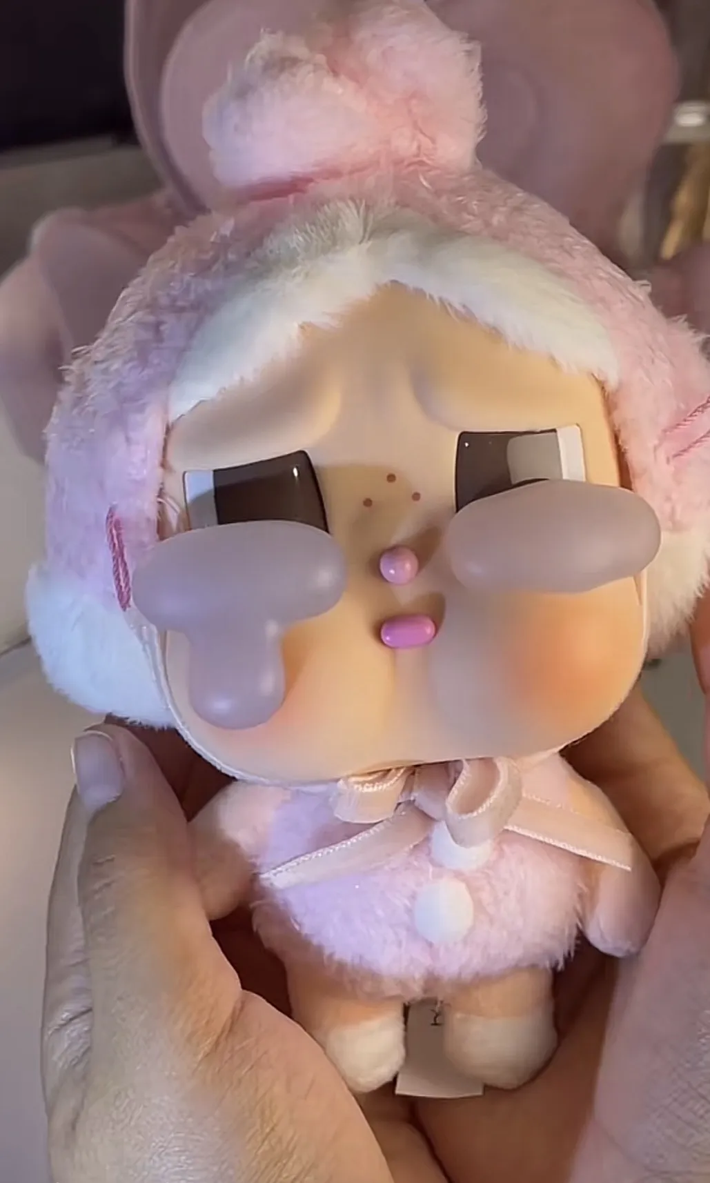 POP NOW:CRYBABY Crying Again Series-Vinyl Face Plush Blind Box