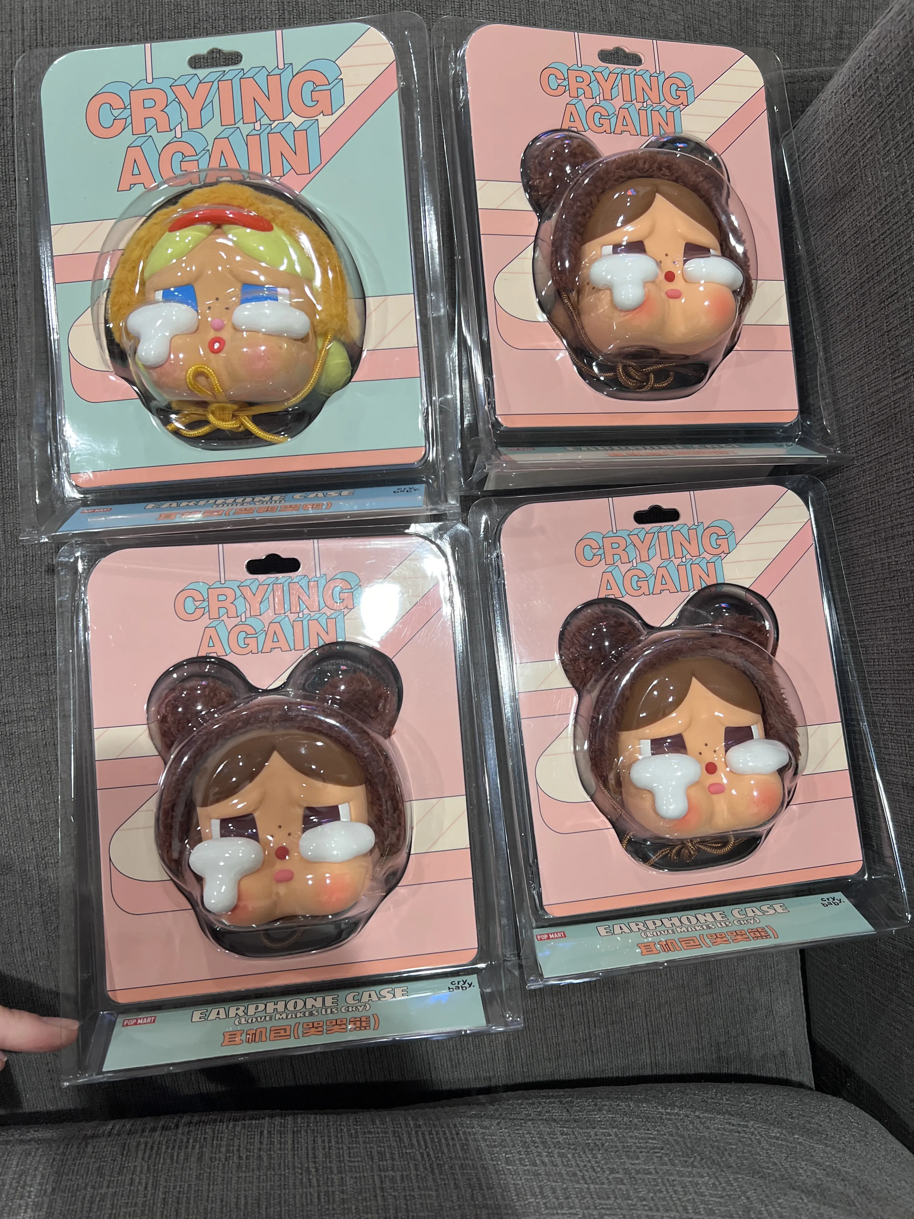 Popmart crybaby earphone case セット CRYBABY Crying Again Series-Earphone Case - POP MART (United States)