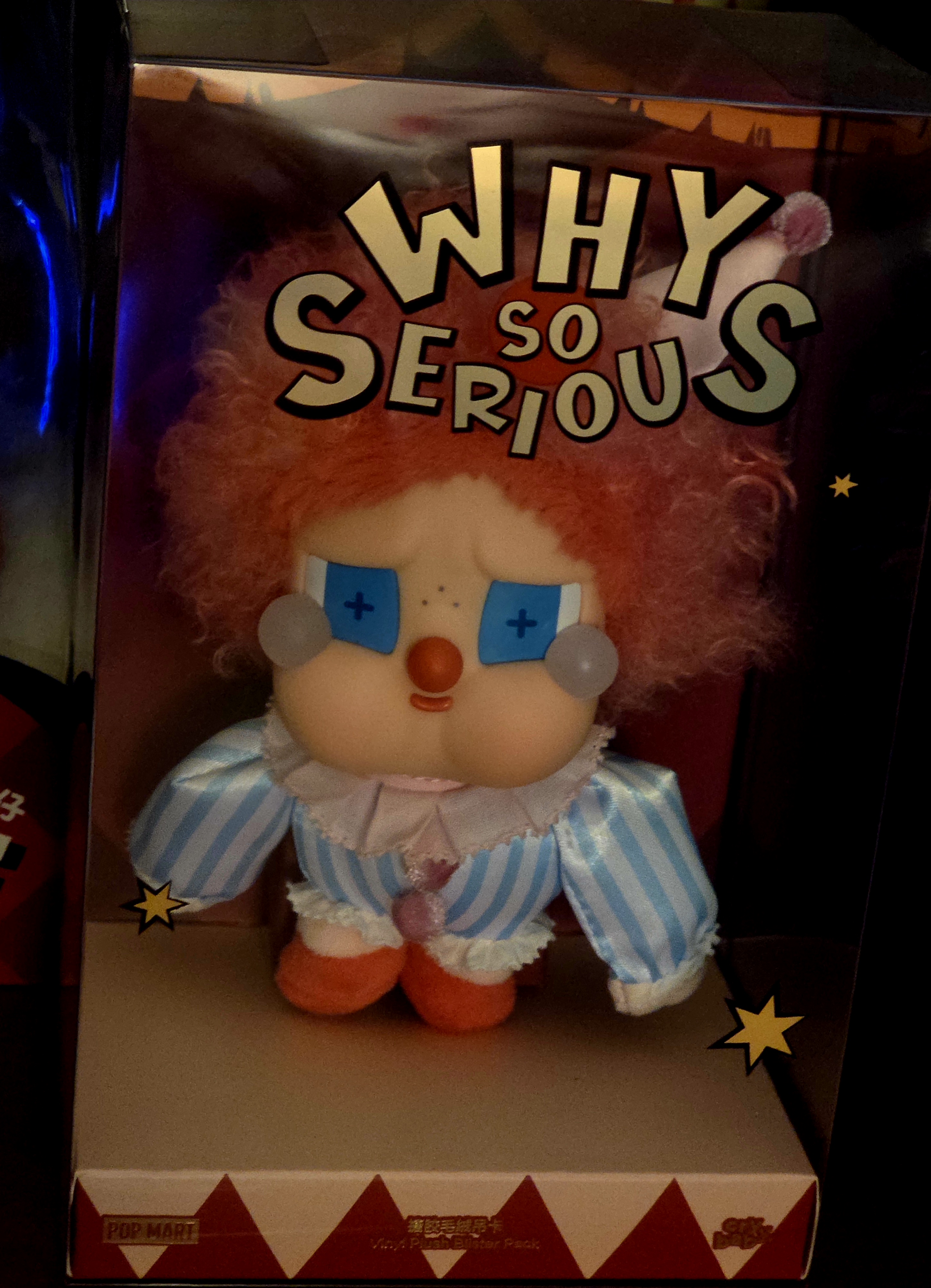 WHY SO SERIOUS SERIES-CRYBABY Vinyl Plush Blister Pack - POP MART