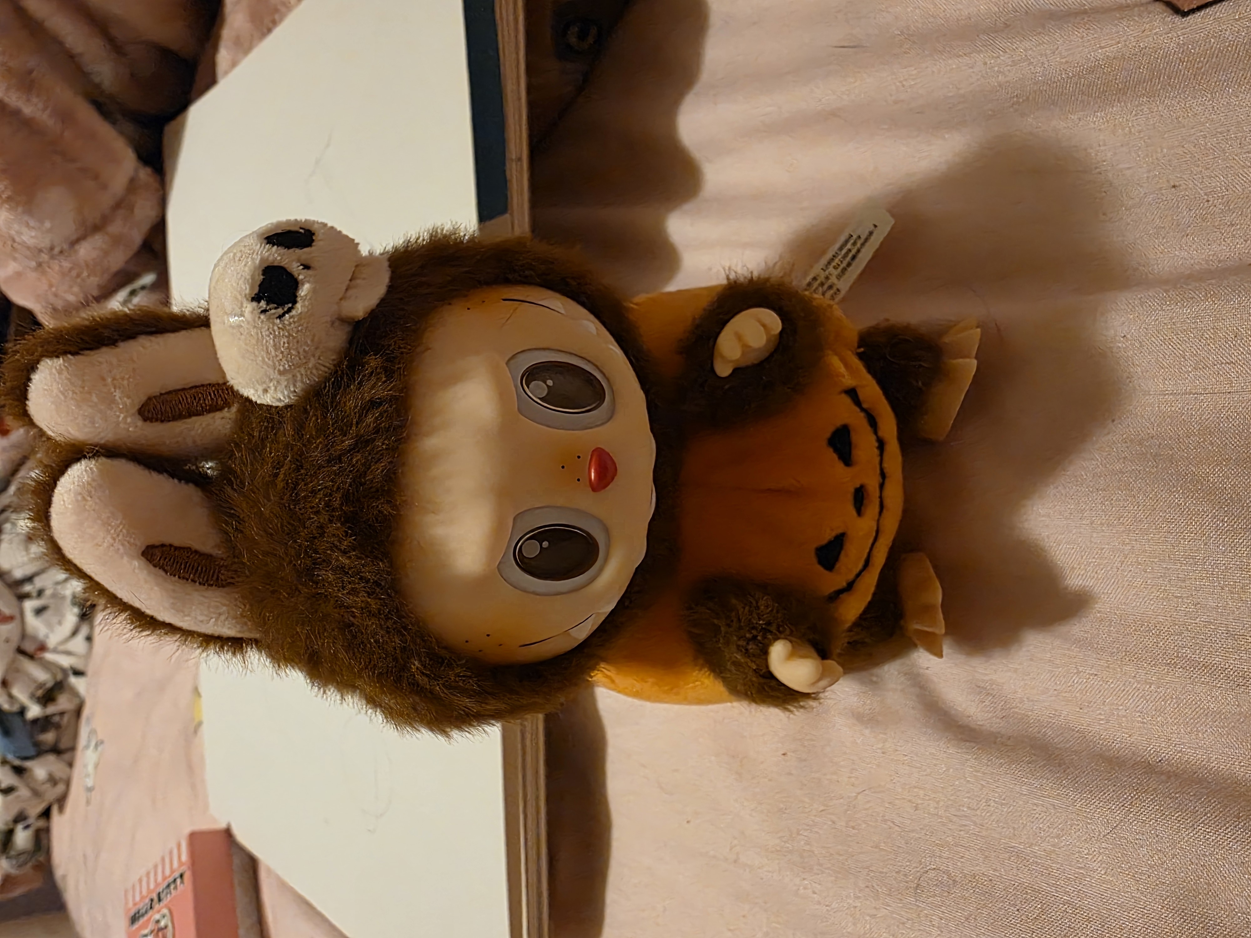 Happy Halloween Party SeLAries-Sitting Pumpkin Vinyl Plush Pendant