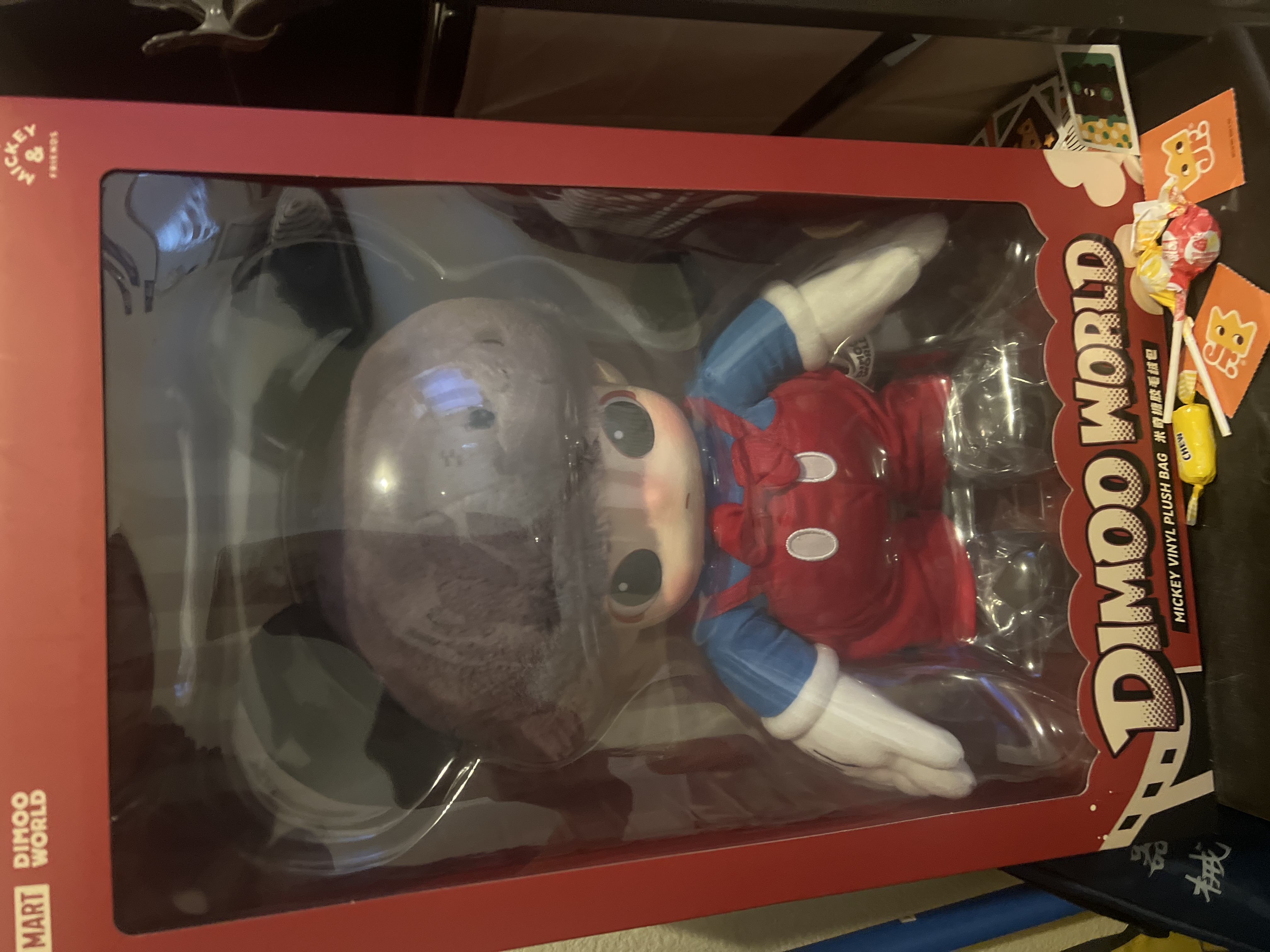 DIMOO WORLD × DISNEY Series-Mickey Vinyl Plush Bag - POP MART
