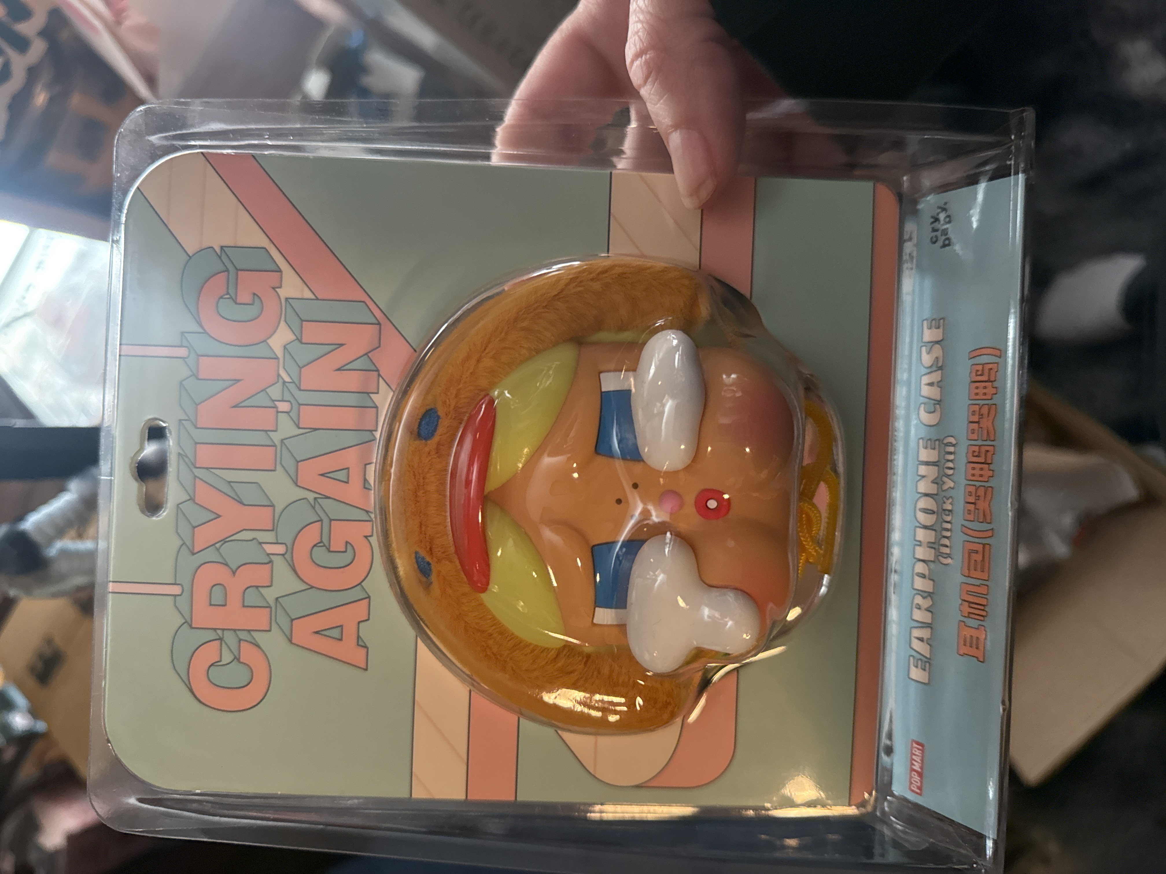 正規品Crying Again & Sad Club イヤホンケース CRYBABY Crying Again Series-Earphone Case - POP MART (United States)