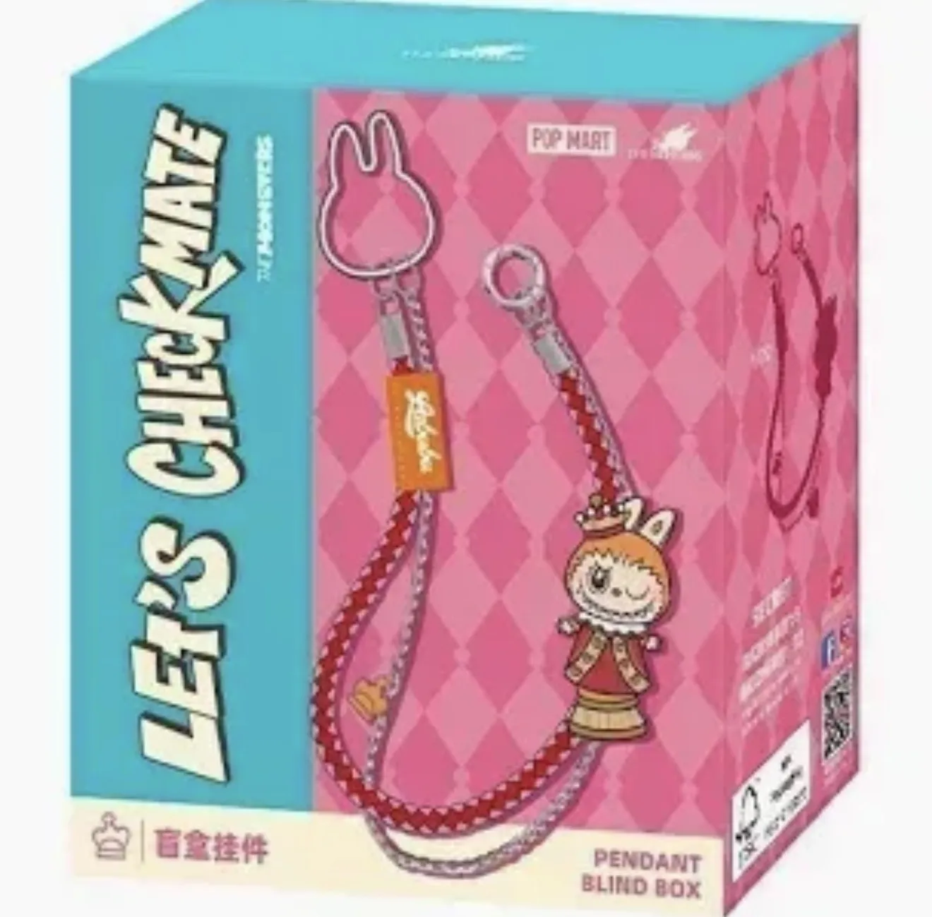THE MONSTERS Let's Checkmate Series-Pendant Blind Box - POP MART