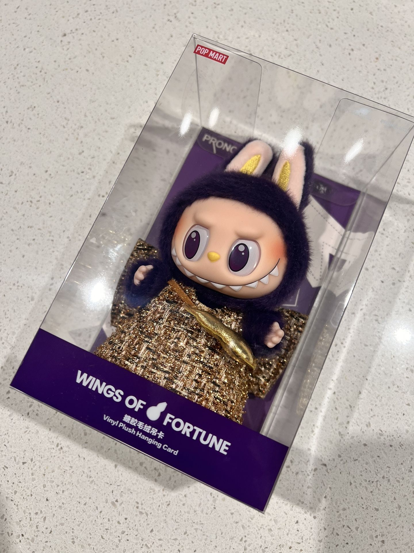 LABUBU × PRONOUNCE - WINGS OF FORTUNE Vinyl Plush Hanging Card