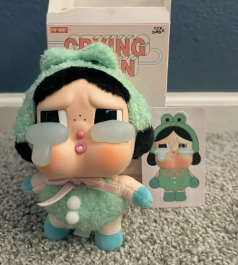 POP NOW:CRYBABY Crying Again Series-Vinyl Face Plush Blind Box