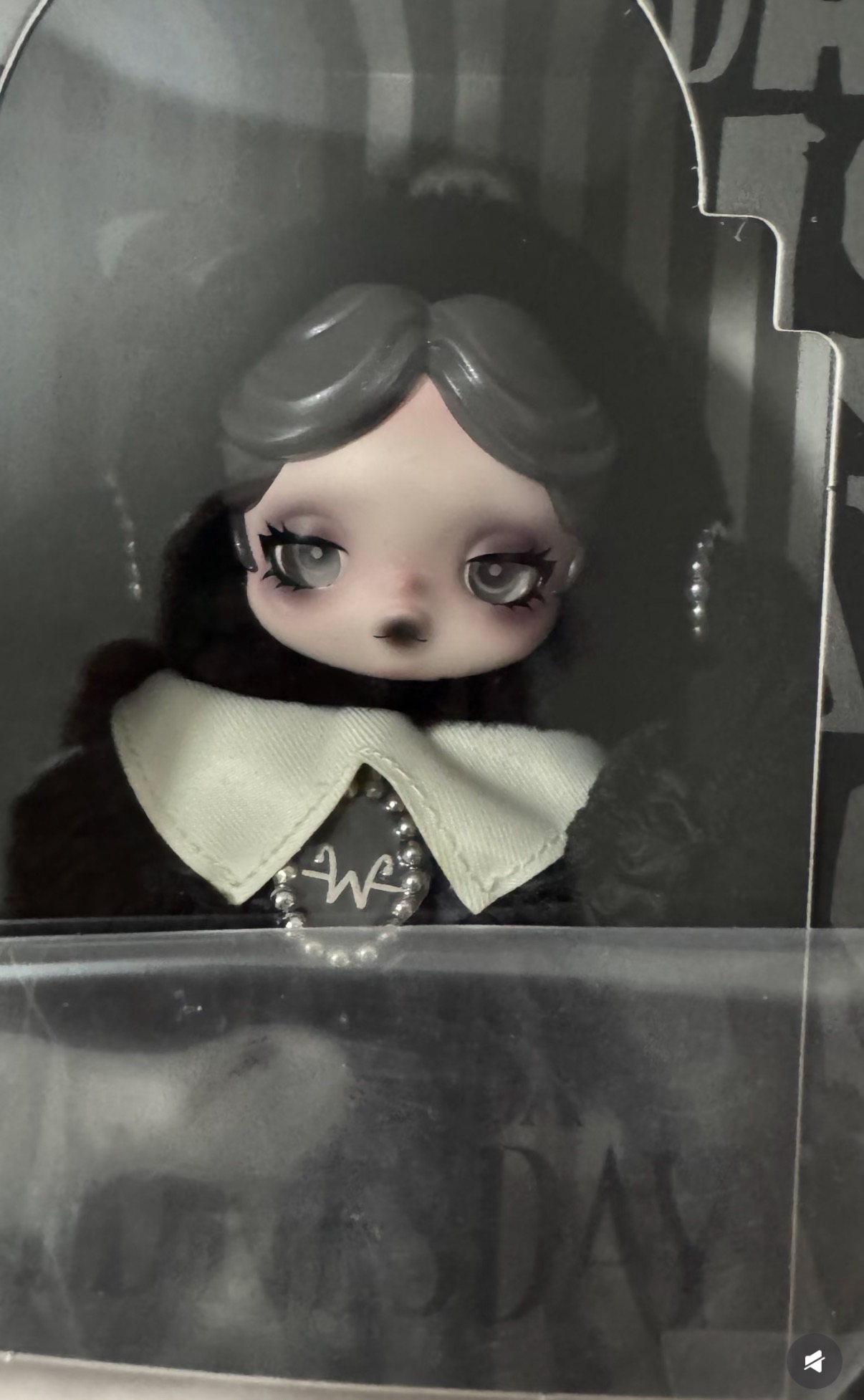 SKULLPANDA × Wednesday Plush（Classic Dress Version） - POP MART