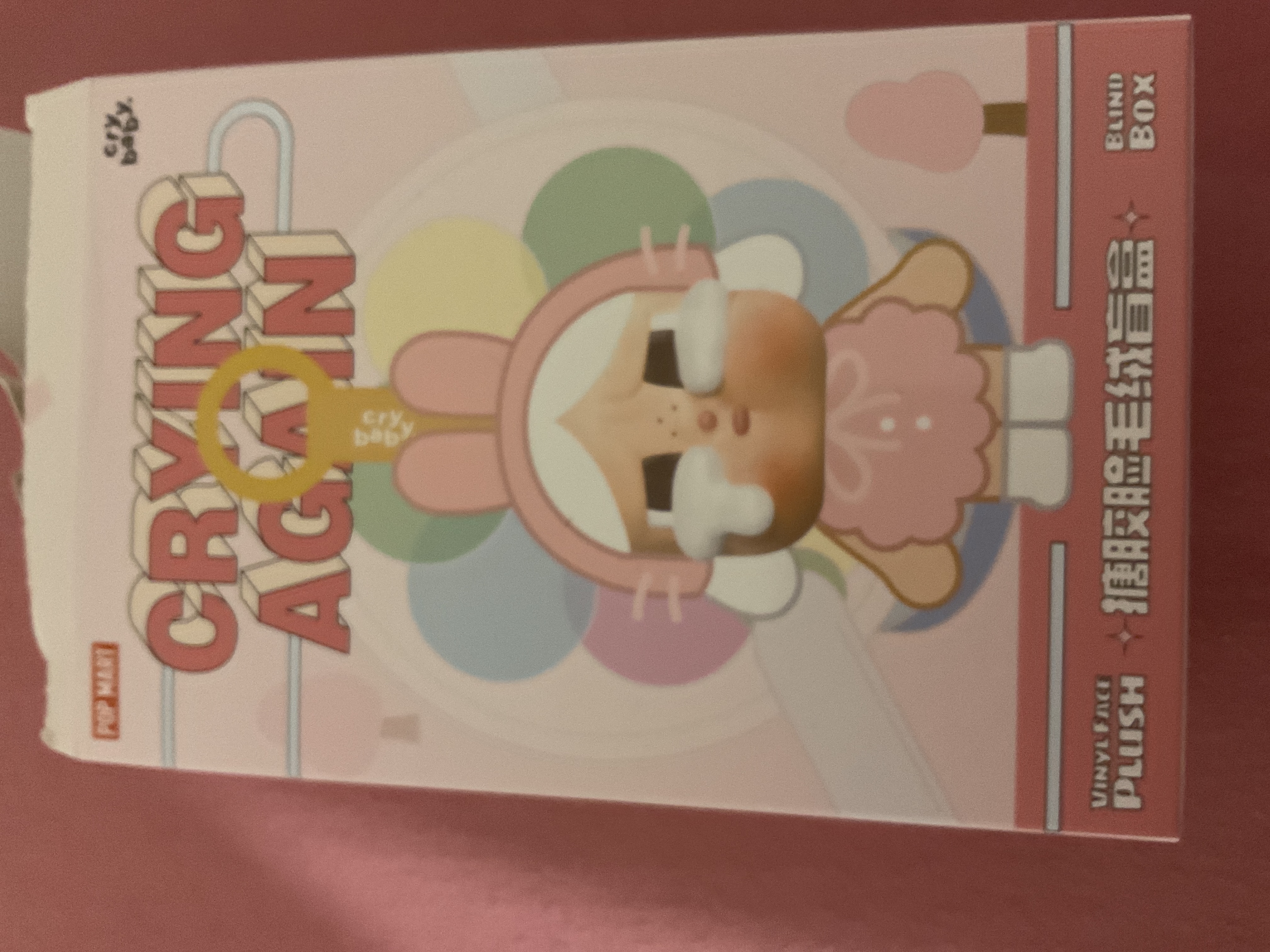 POP NOW:CRYBABY Crying Again Series-Vinyl Face Plush Blind Box