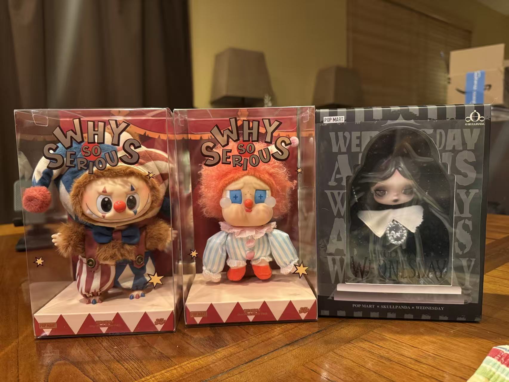 SKULLPANDA × Wednesday Plush（Classic Dress Version） - POP MART