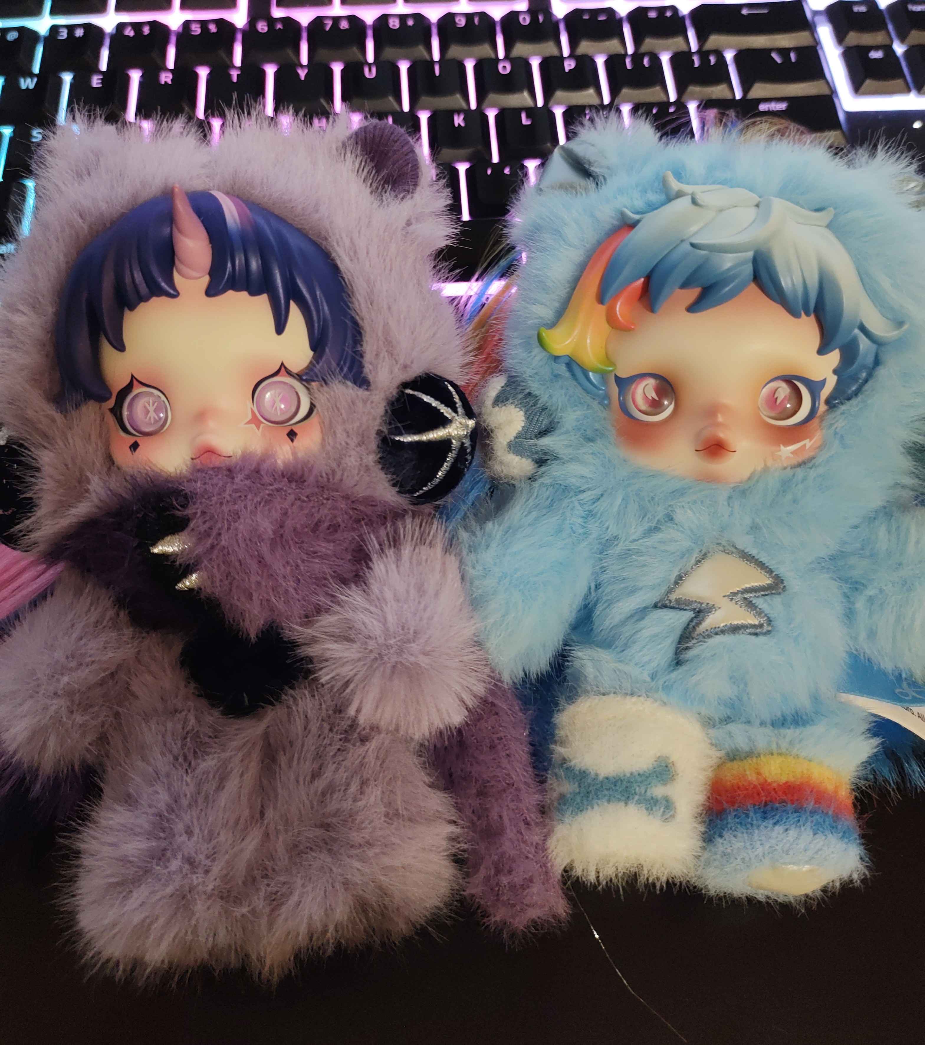 POP NOW:SKULLPANDA × My Little Pony Series Plush Doll Pendant