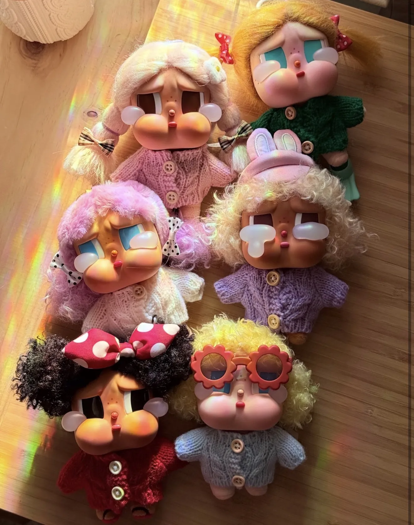 CRYBABY Vacation Mode On Series-Vinyl Plush Pendant Blind Box