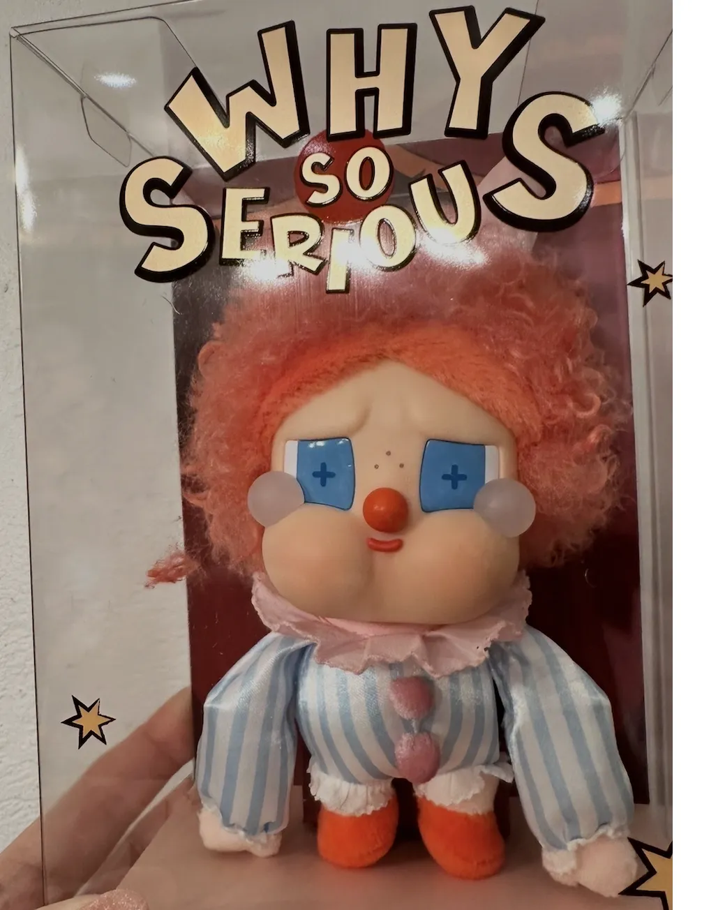 WHY SO SERIOUS SERIES-CRYBABY Vinyl Plush Blister Pack - POP MART