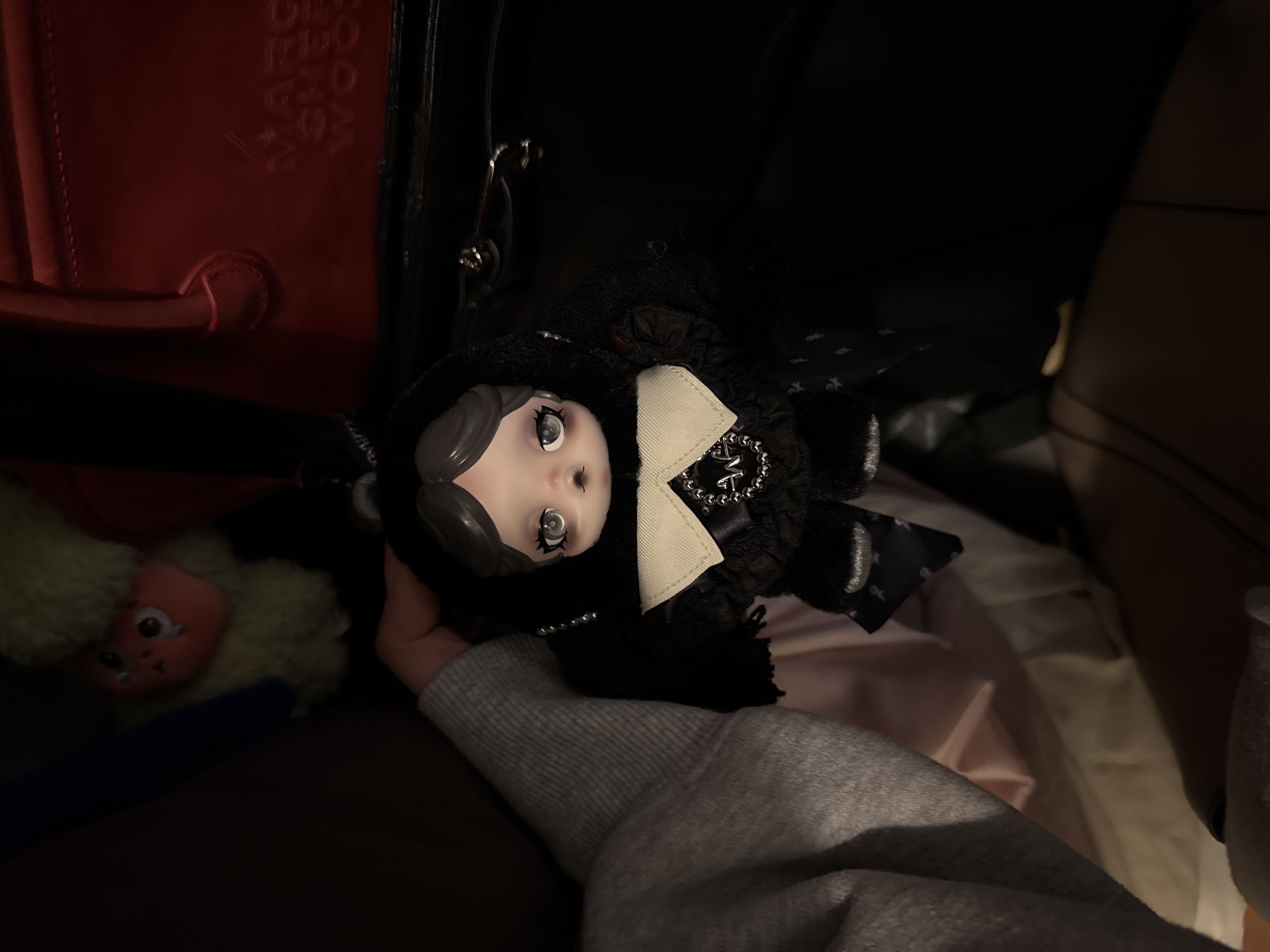 SKULLPANDA × Wednesday Plush（Classic Dress Version） - POP MART