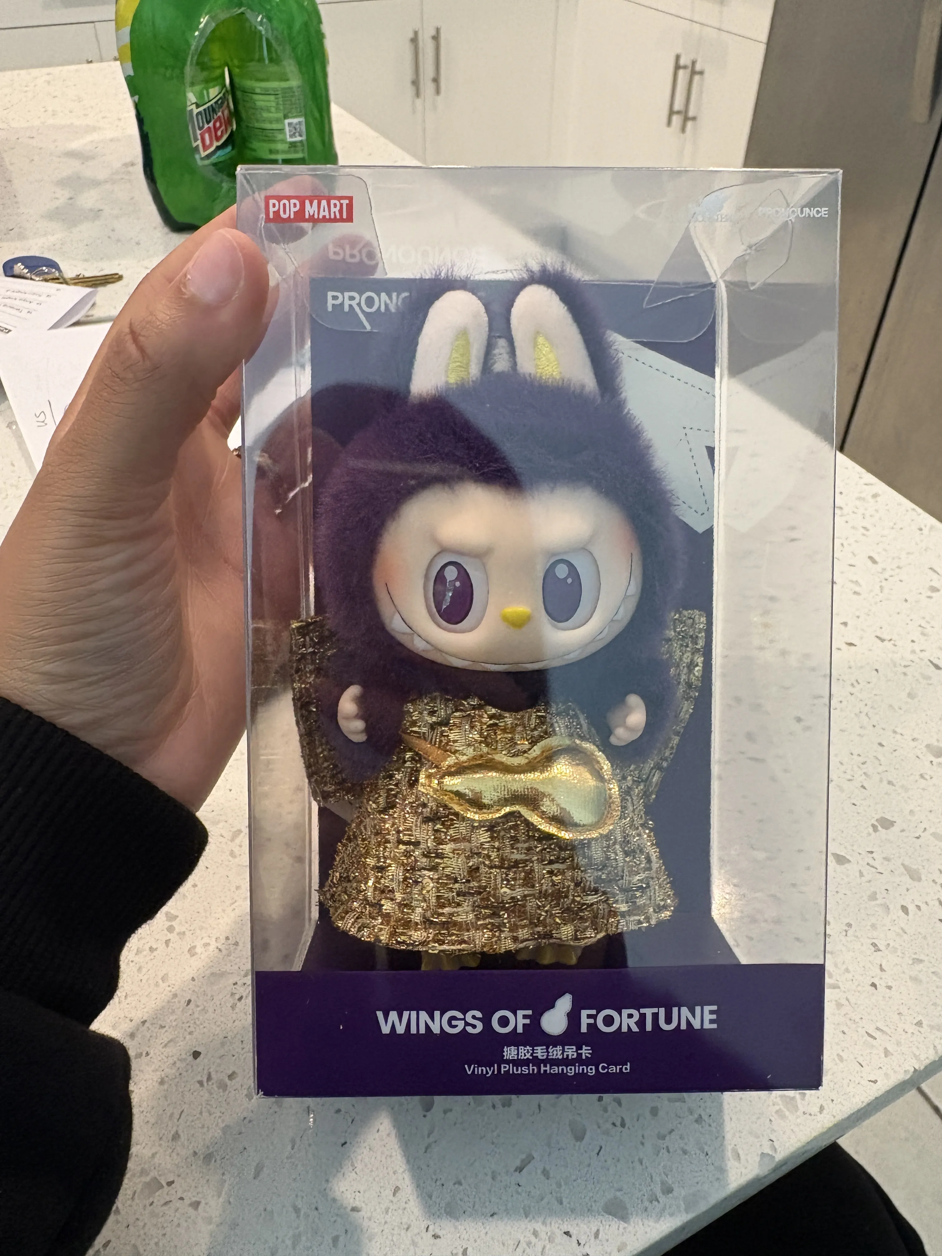 LABUBU × PRONOUNCE - WINGS OF FORTUNE Vinyl Plush Hanging Card