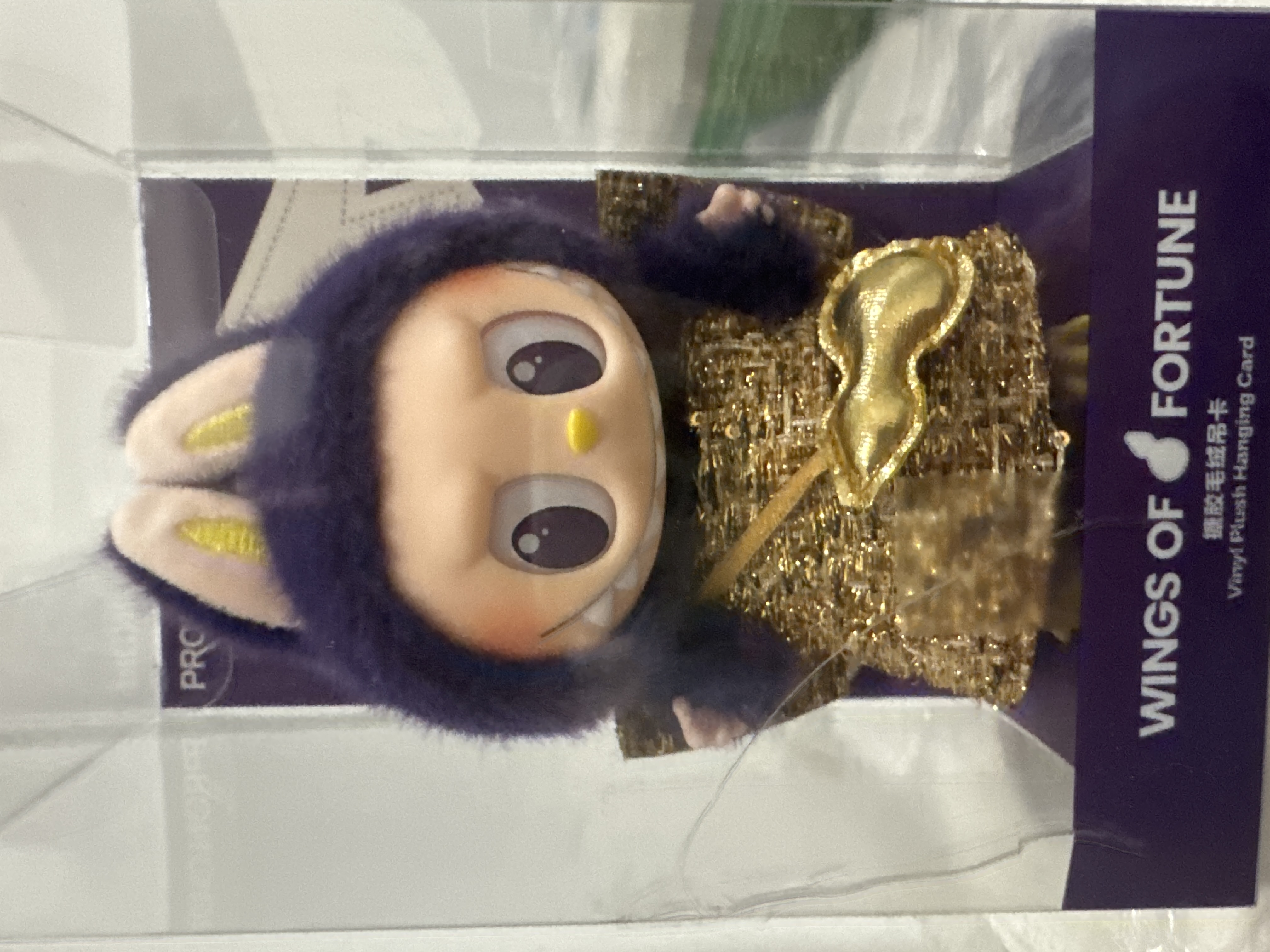 LABUBU × PRONOUNCE - WINGS OF FORTUNE Vinyl Plush Hanging Card