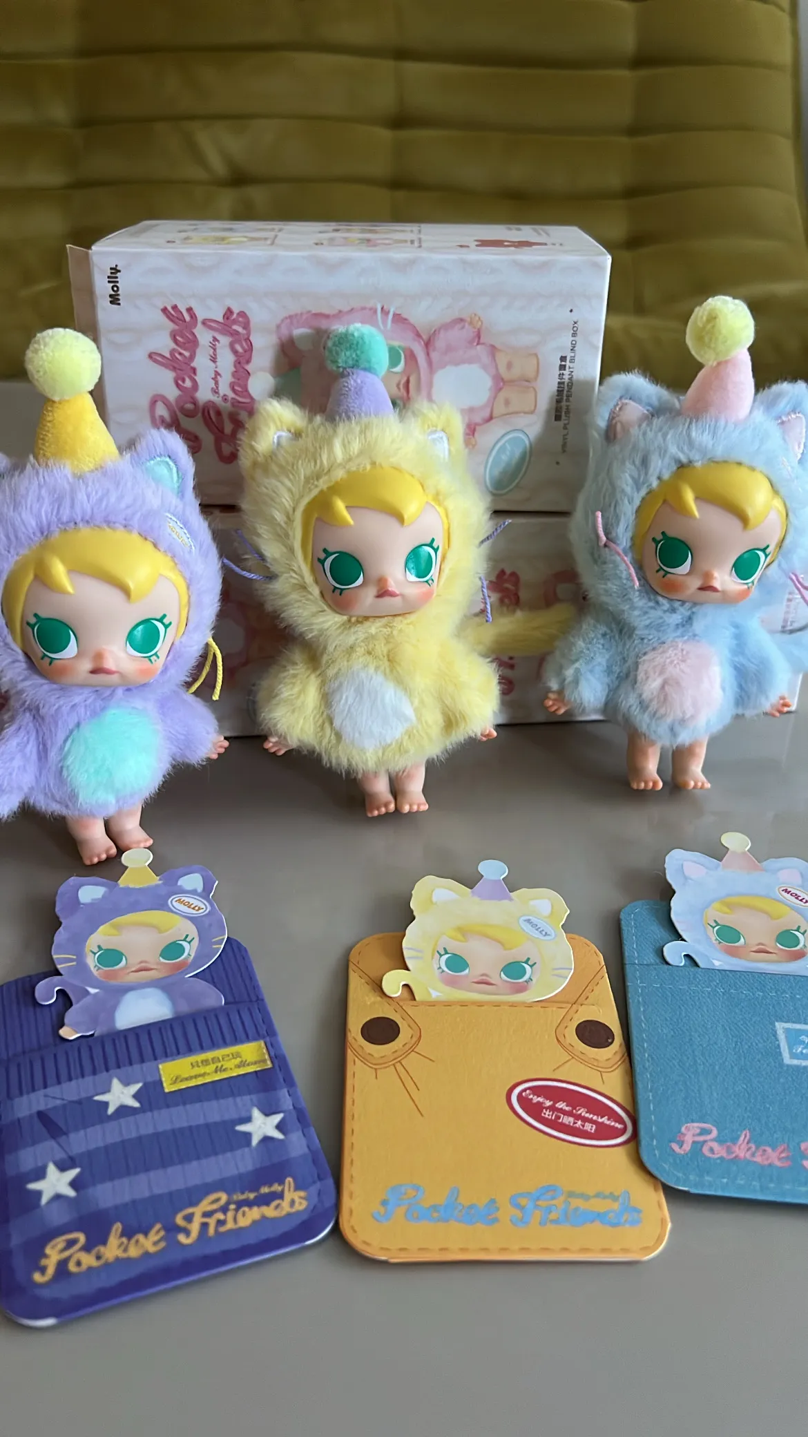 POP NOW:Baby Molly Pocket Friends Series-Vinyl Plush Pendant Blind