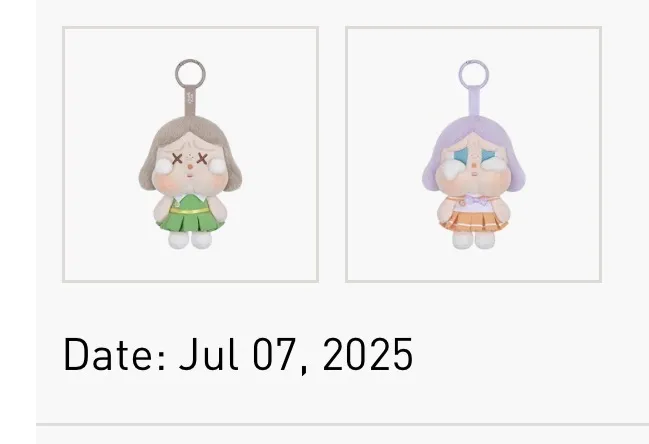 POP NOW:CRYBABY Sunset Concert Series-Plush Pendant Blind Box