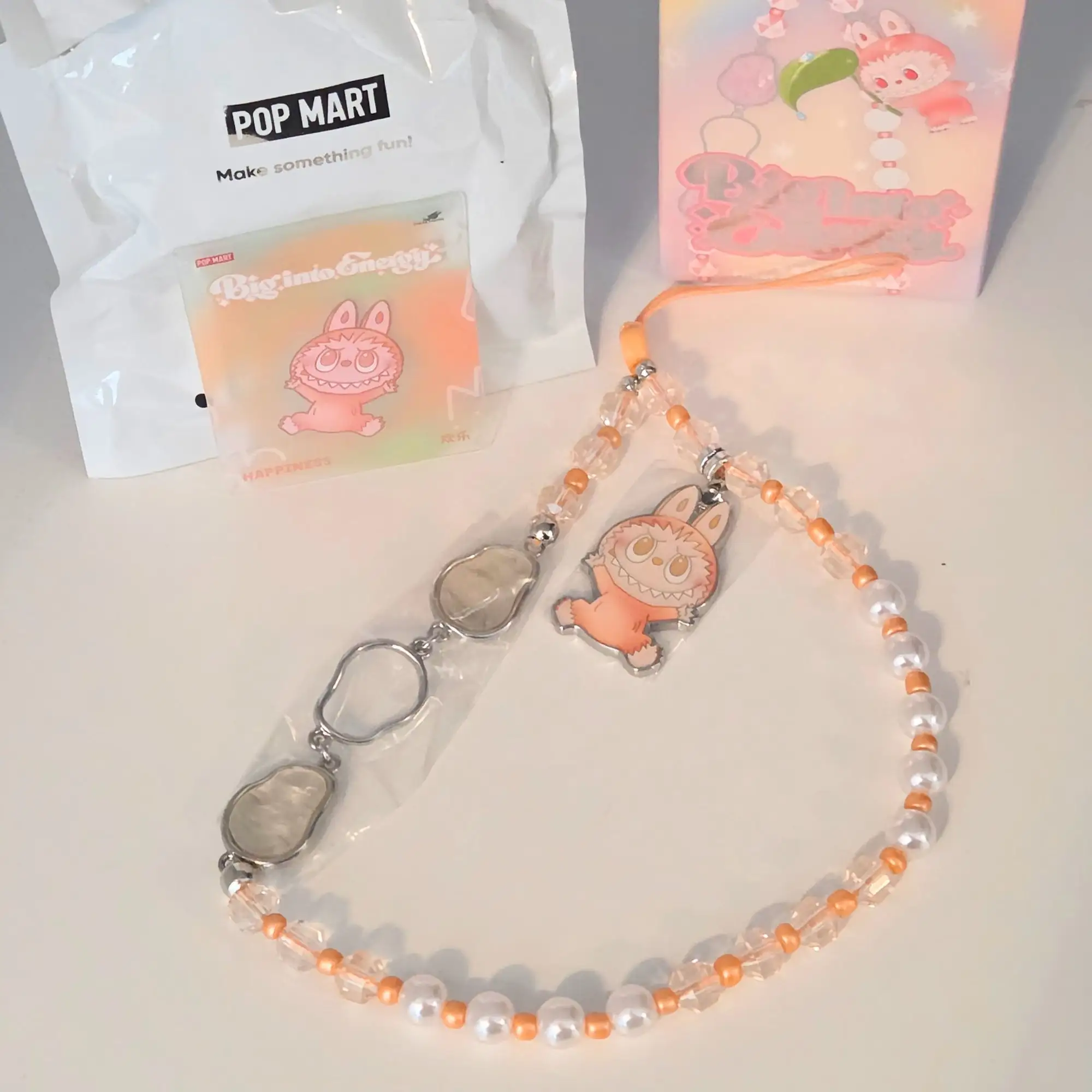POP NOW:THE MONSTERS Big into Energy Series-Phone Charm Blind Box