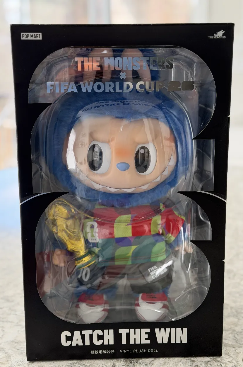 THE MONSTERS × FIFA SERIES-Catch the Win Vinyl Plush Doll - POP