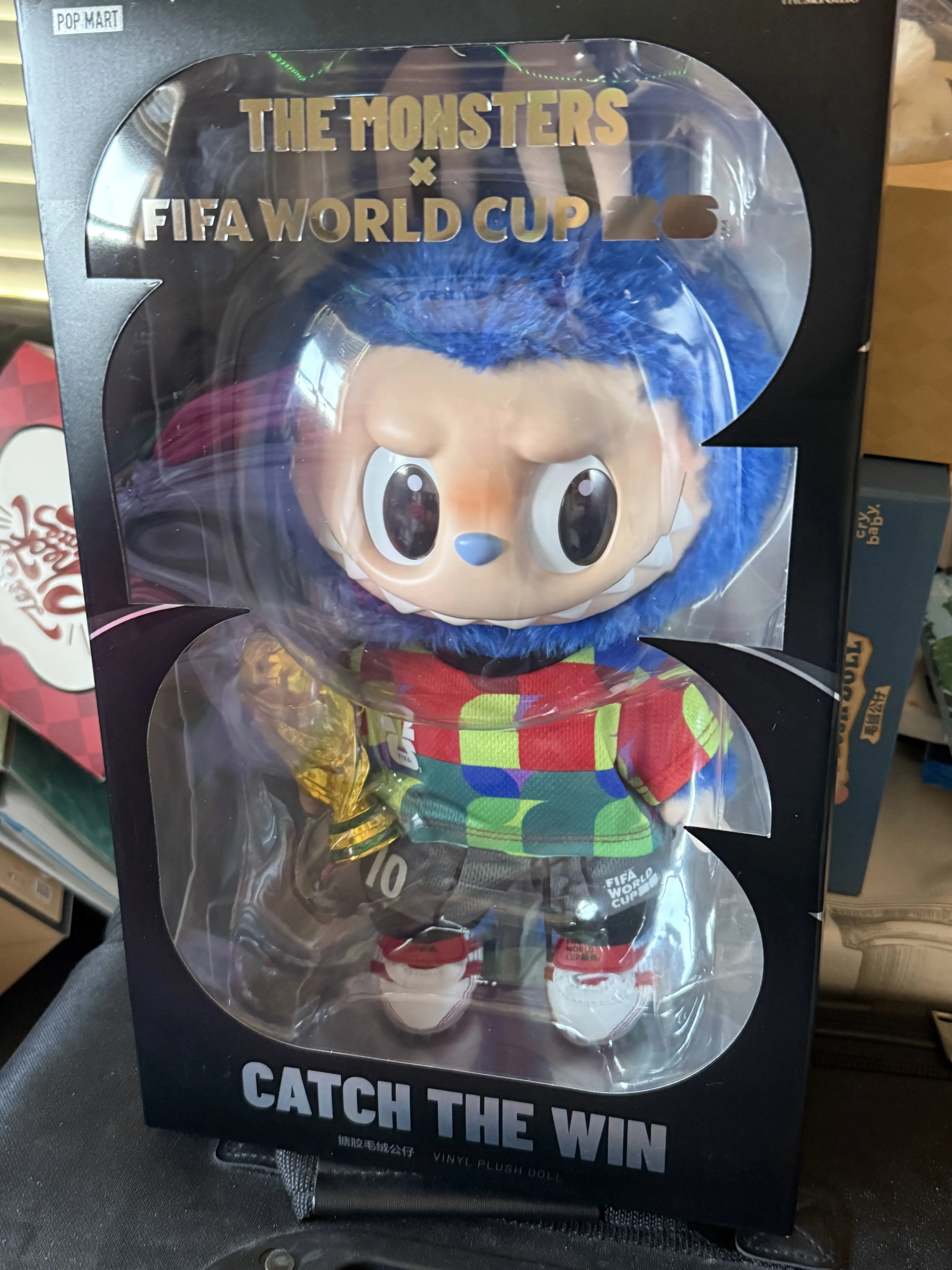 THE MONSTERS × FIFA SERIES-Catch the Win Vinyl Plush Doll - POP