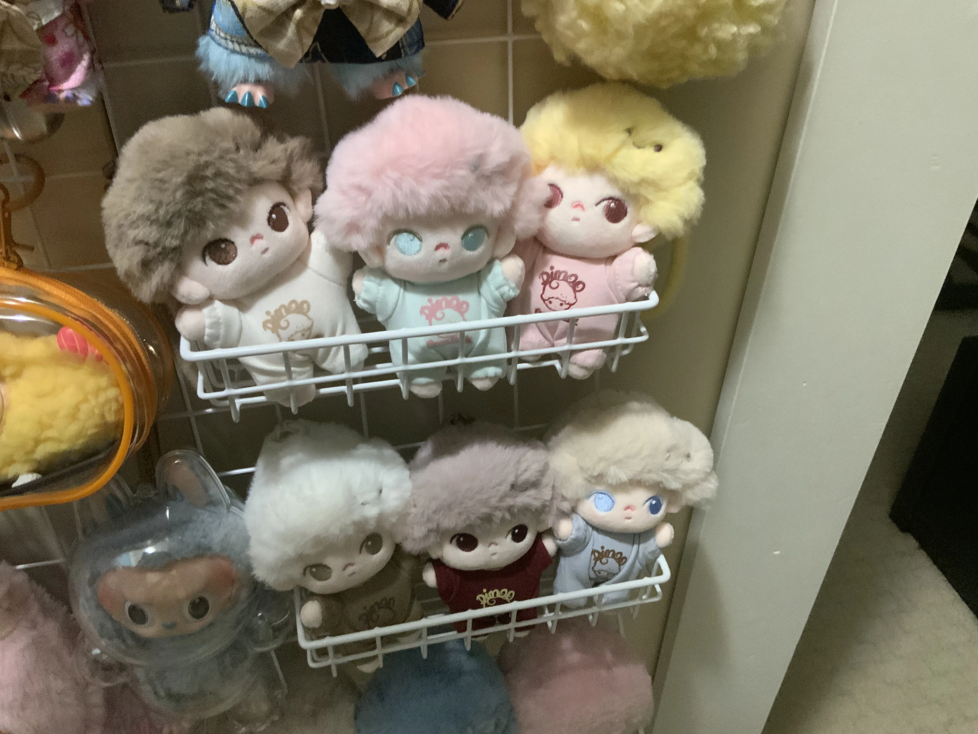 POP NOW:DIMOO Crush on Coffee Series-Soft-faced Plush Keychain