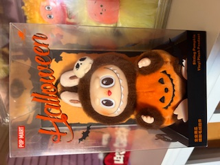 Happy Halloween Party SeLAries-Sitting Pumpkin Vinyl Plush Pendant