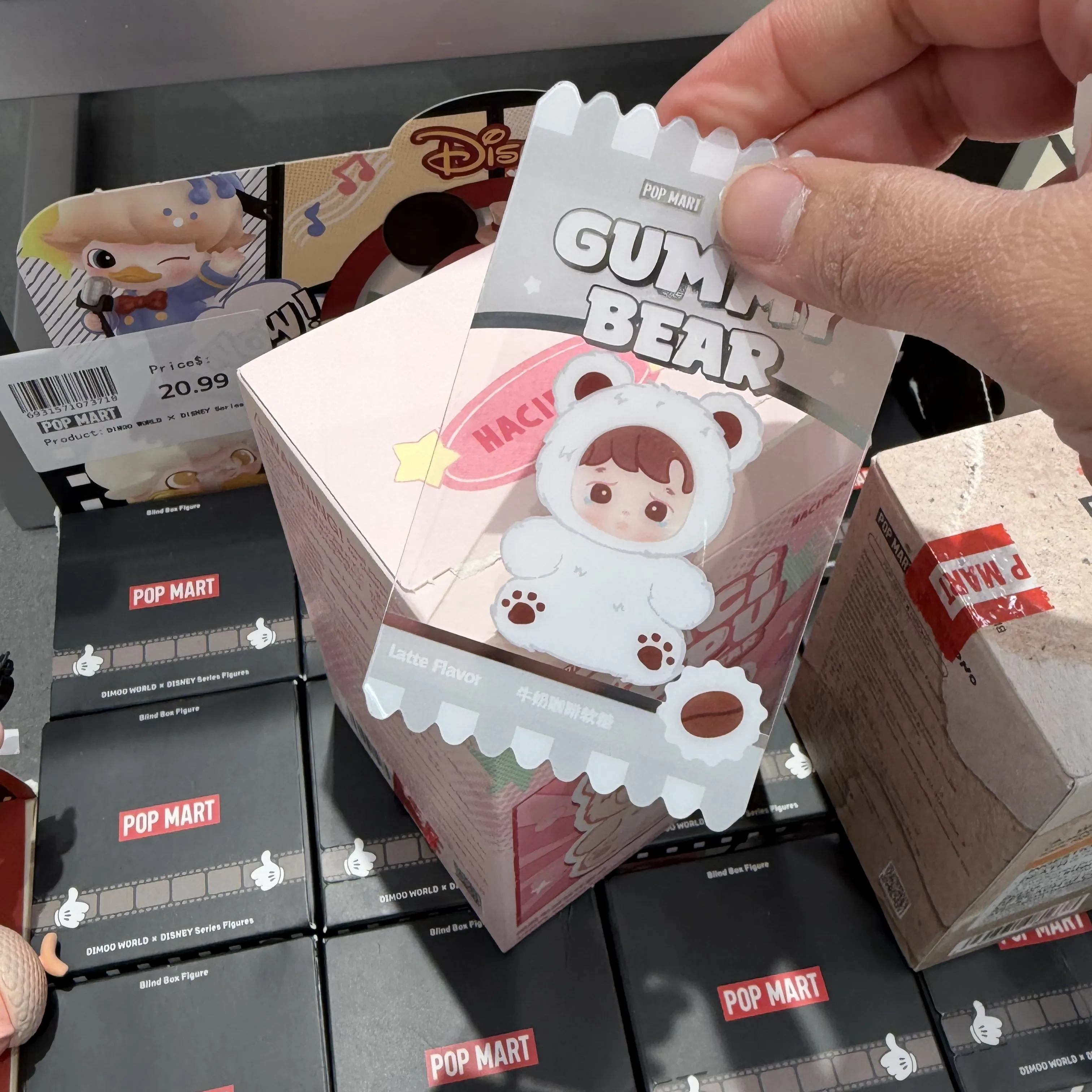POP NOW:HACIPUPU Gummy Bear Series-Vinyl Plush Pendant Blind Box