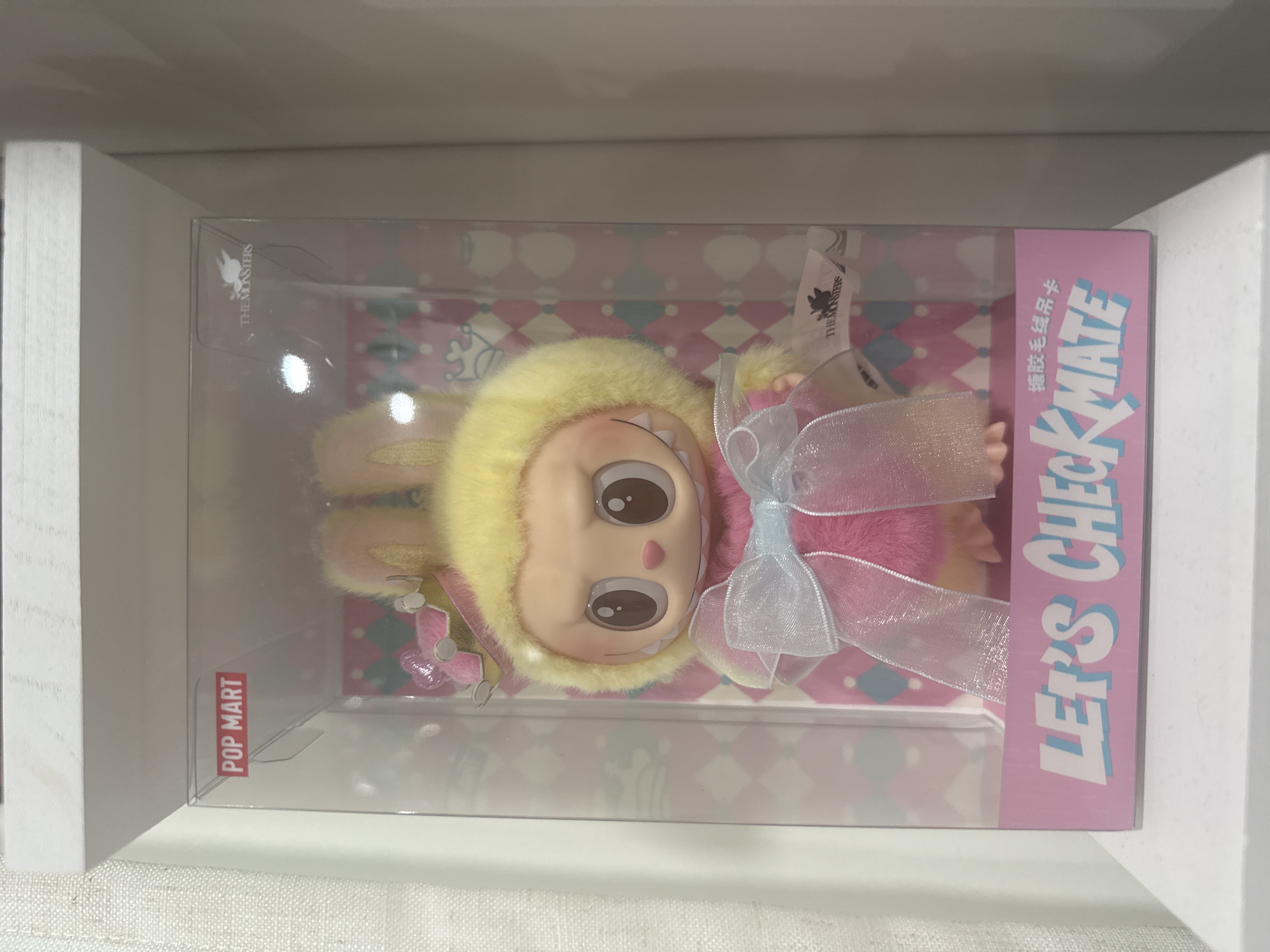 THE MONSTERS Let's Checkmate Series-Vinyl Plush Hanging Card - POP
