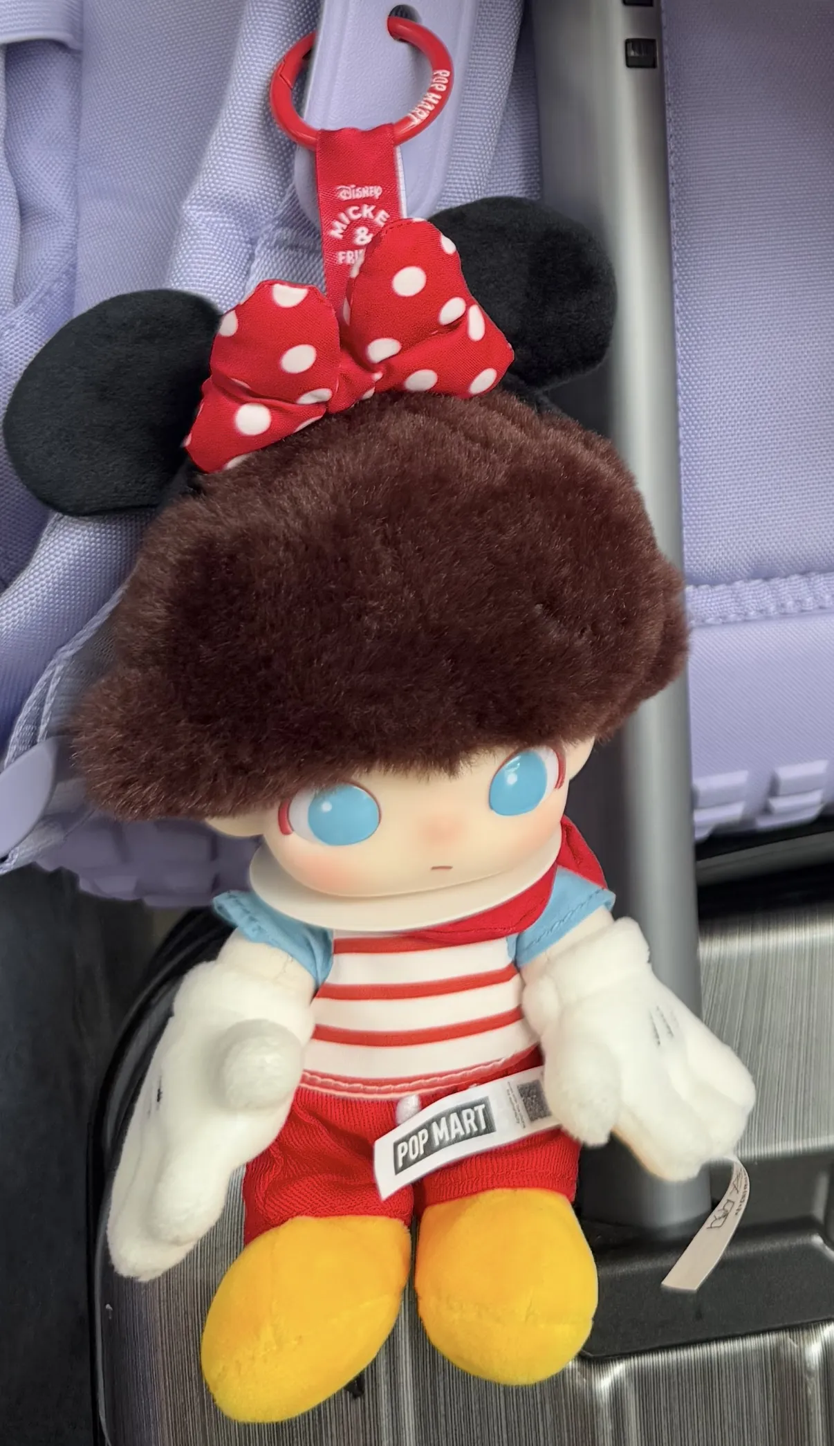 テ*7様 大値下げ！DIMOO WORLD×DISNEYぬいぐるみキーチェーン POP MART Dimoo World x Disney Series Blind Box Vinyl Plush
