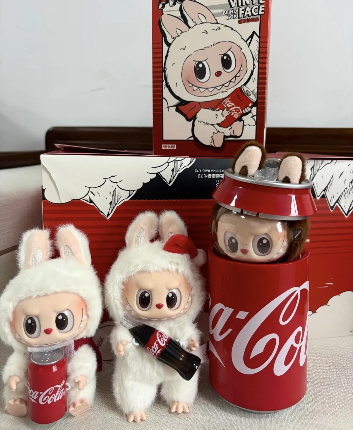 Coca-Cola THE MONSTERS VINYL FACE らぶぶ POP NOW:THE MONSTERS COCA-COLA SERIES-Vinyl Face Blind Box - POP