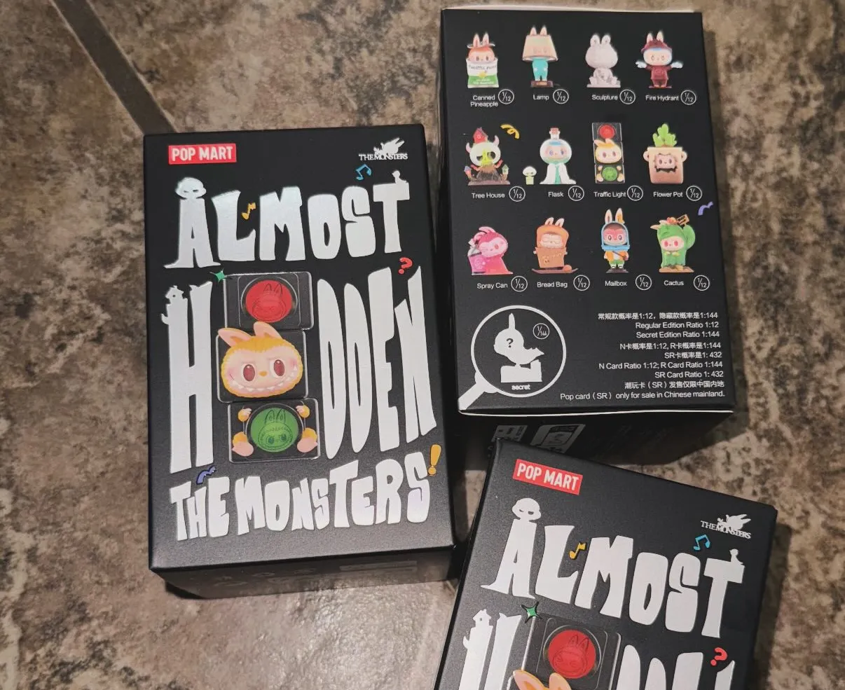 POP NOW:THE MONSTERS Almost Hidden Series Figures - POP MART