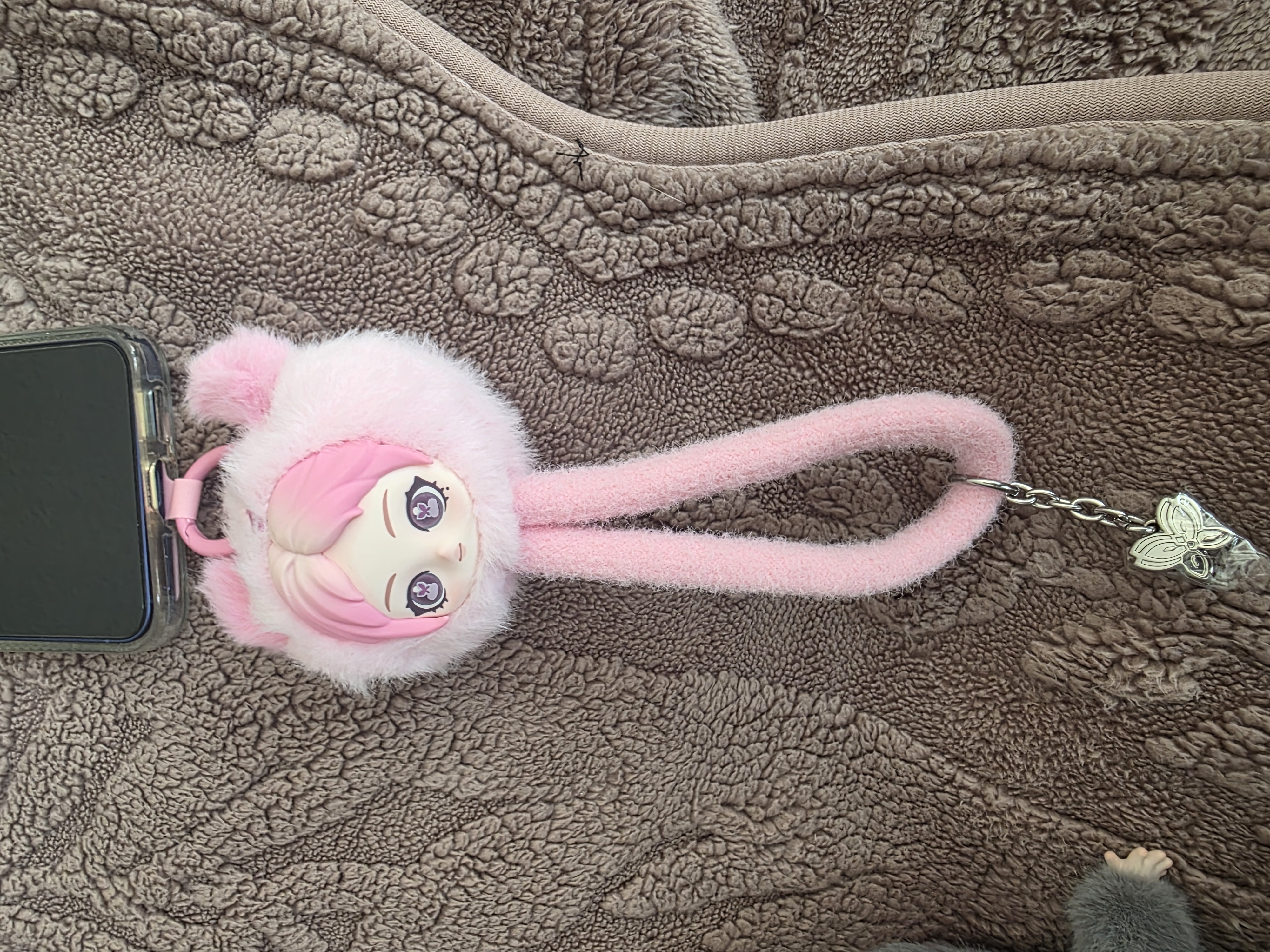 POP NOW:aespa Fluffy Club Series Phone Lanyard - POP MART (United