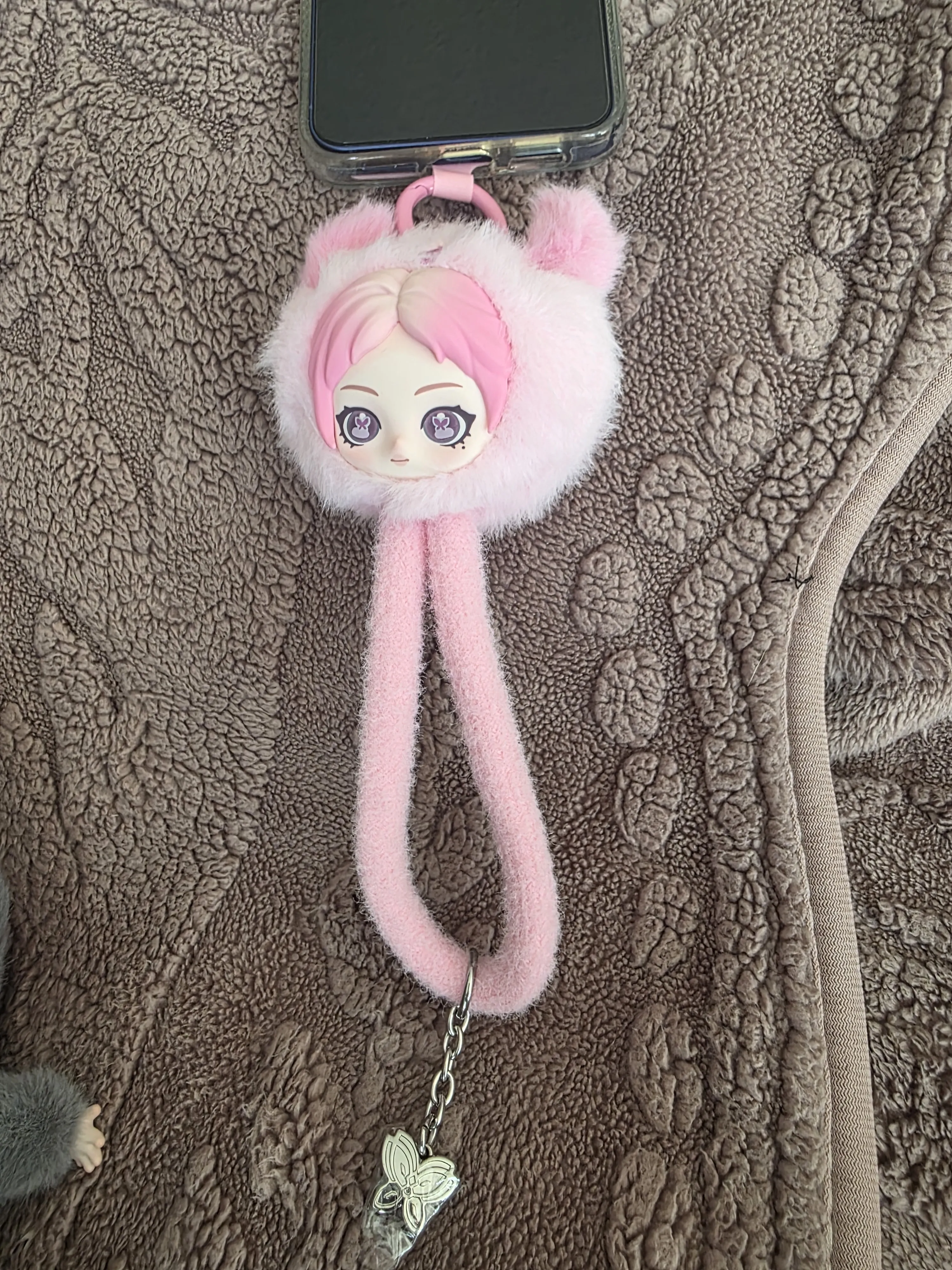 POP NOW:aespa Fluffy Club Series Phone Lanyard - POP MART (United 