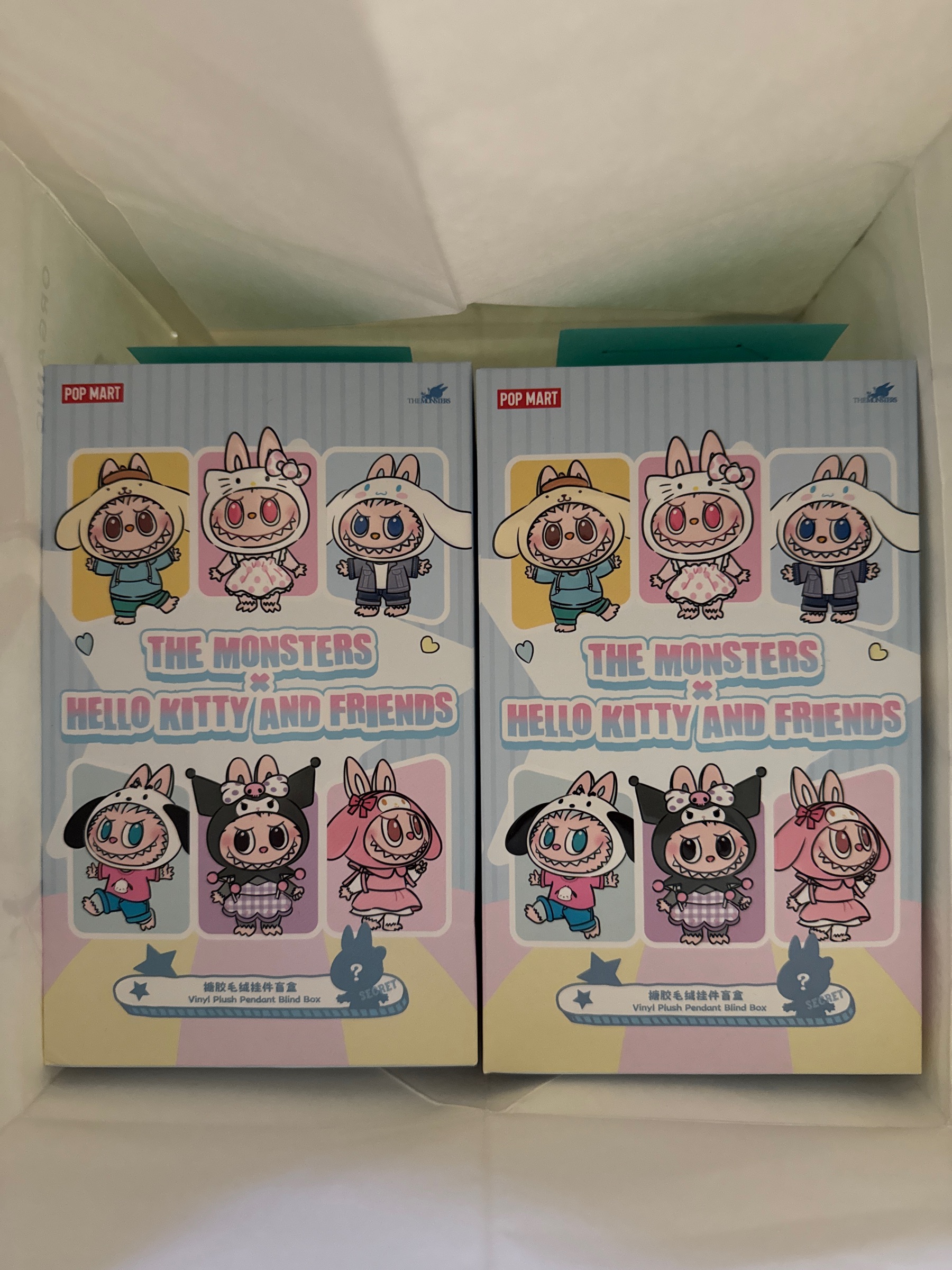 THE MONSTERS × Sanrio Characters Series-Vinyl Plush Pendant Blind