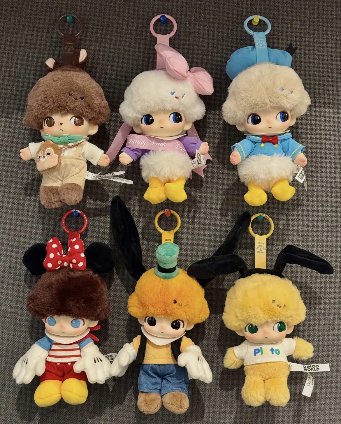 DIMOO WORLD × DISNEY Series-Vinyl Plush Keychain Blind Box - POP