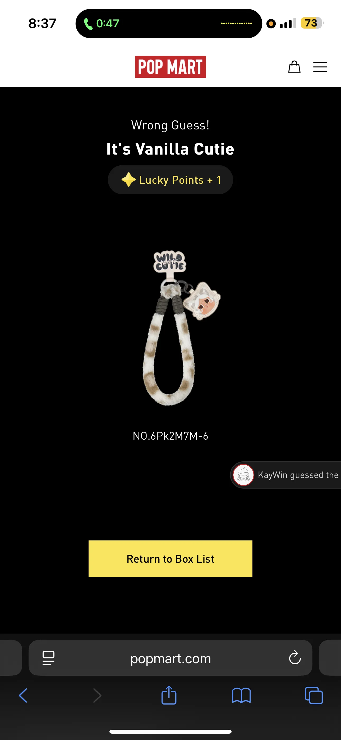 POP NOW:CRYBABY Wild but Cutie Series-Phone Charm Blind Box - POP