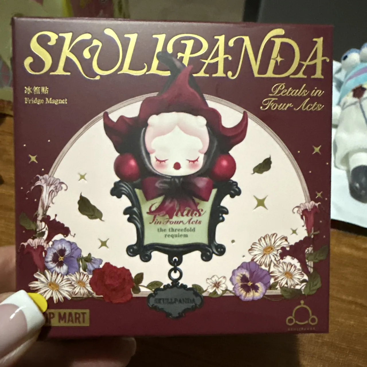 POP NOW:SKULLPANDA Petals in Four Acts Series Fridge Magnet - POP