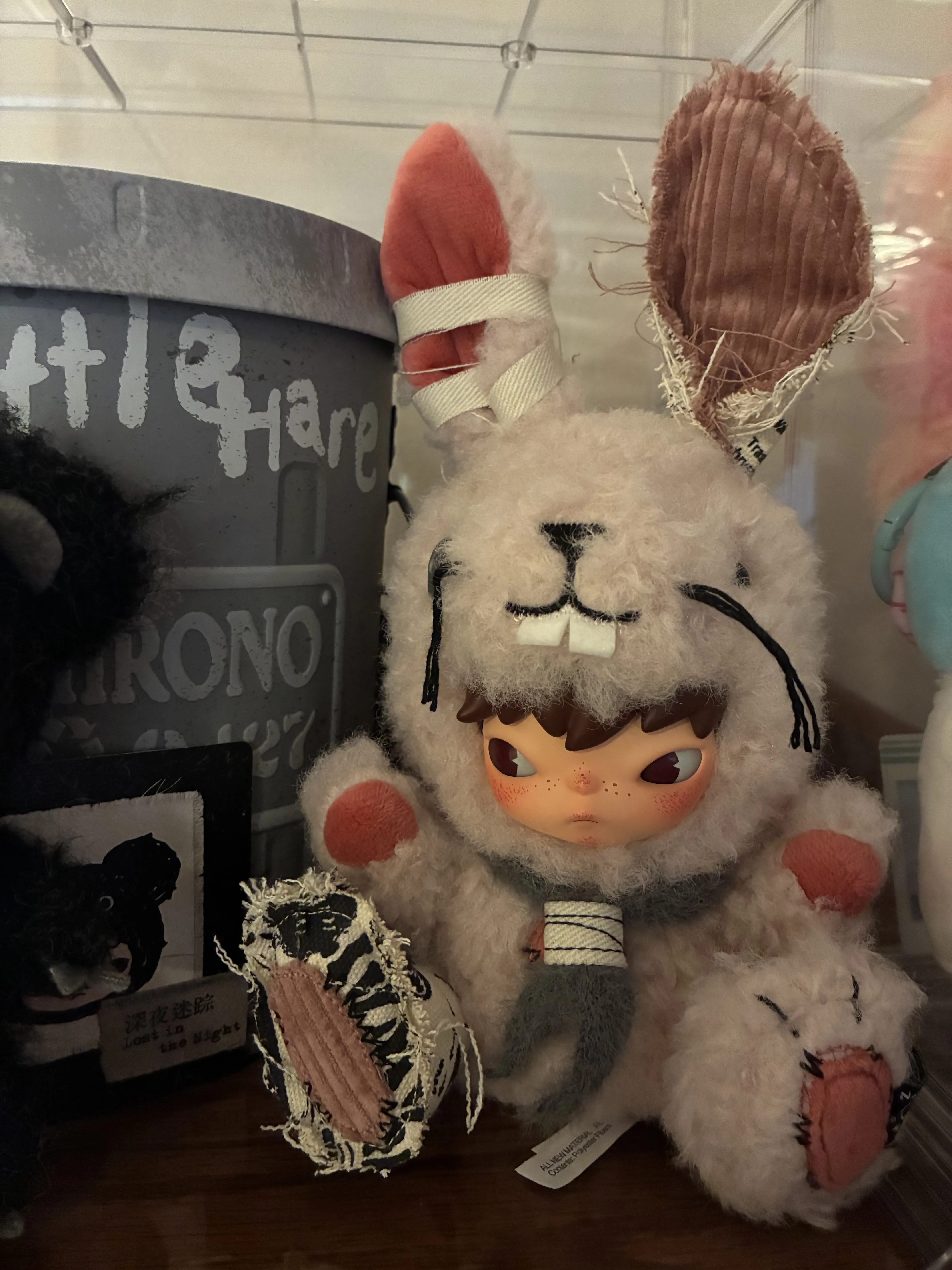 Hirono Little Hare Plush Doll Pendant - POP MART (United States)