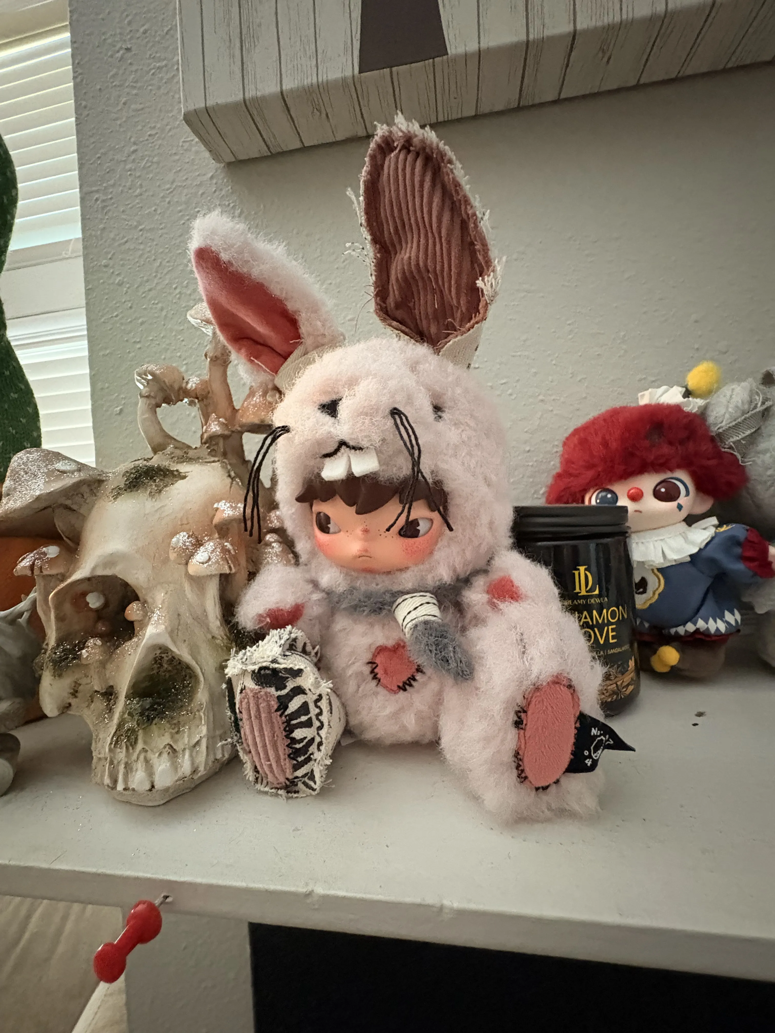Hirono Little Hare Plush Doll Pendant - POP MART (United States)